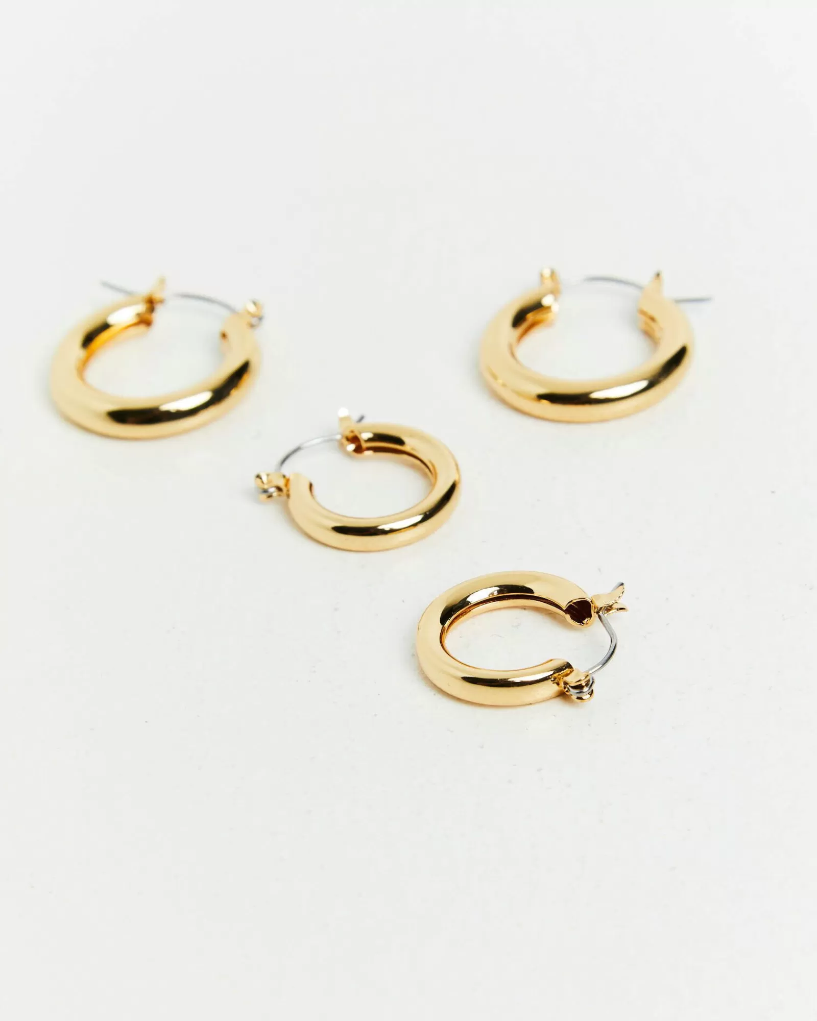 Sale ALICE IN THE EVE 14K Classic Hoops Set Gold Plated