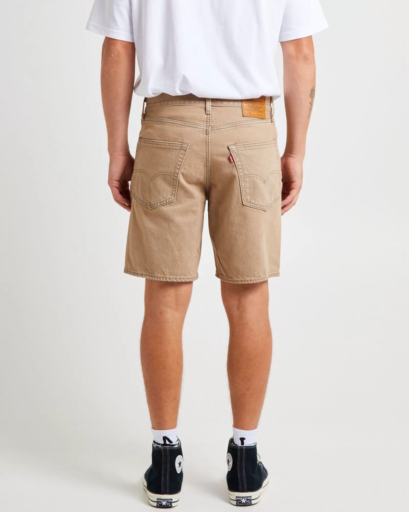 Shop LEVIS 468 Stay Loose Shorts Brownstone