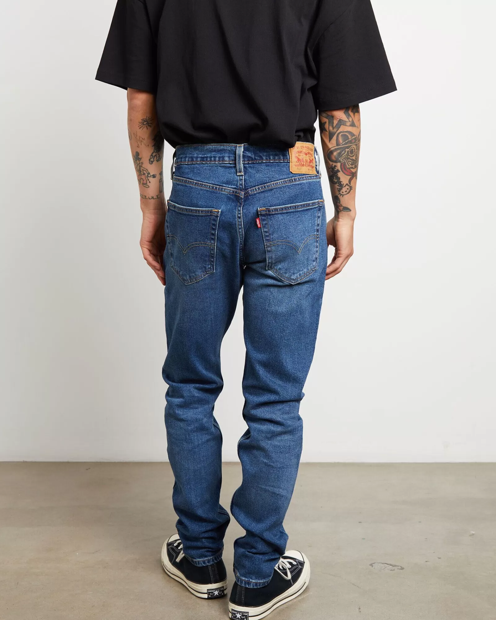 Flash Sale LEVIS 512 Slim Taper Denim Jeans Goldenrod Mid Blue