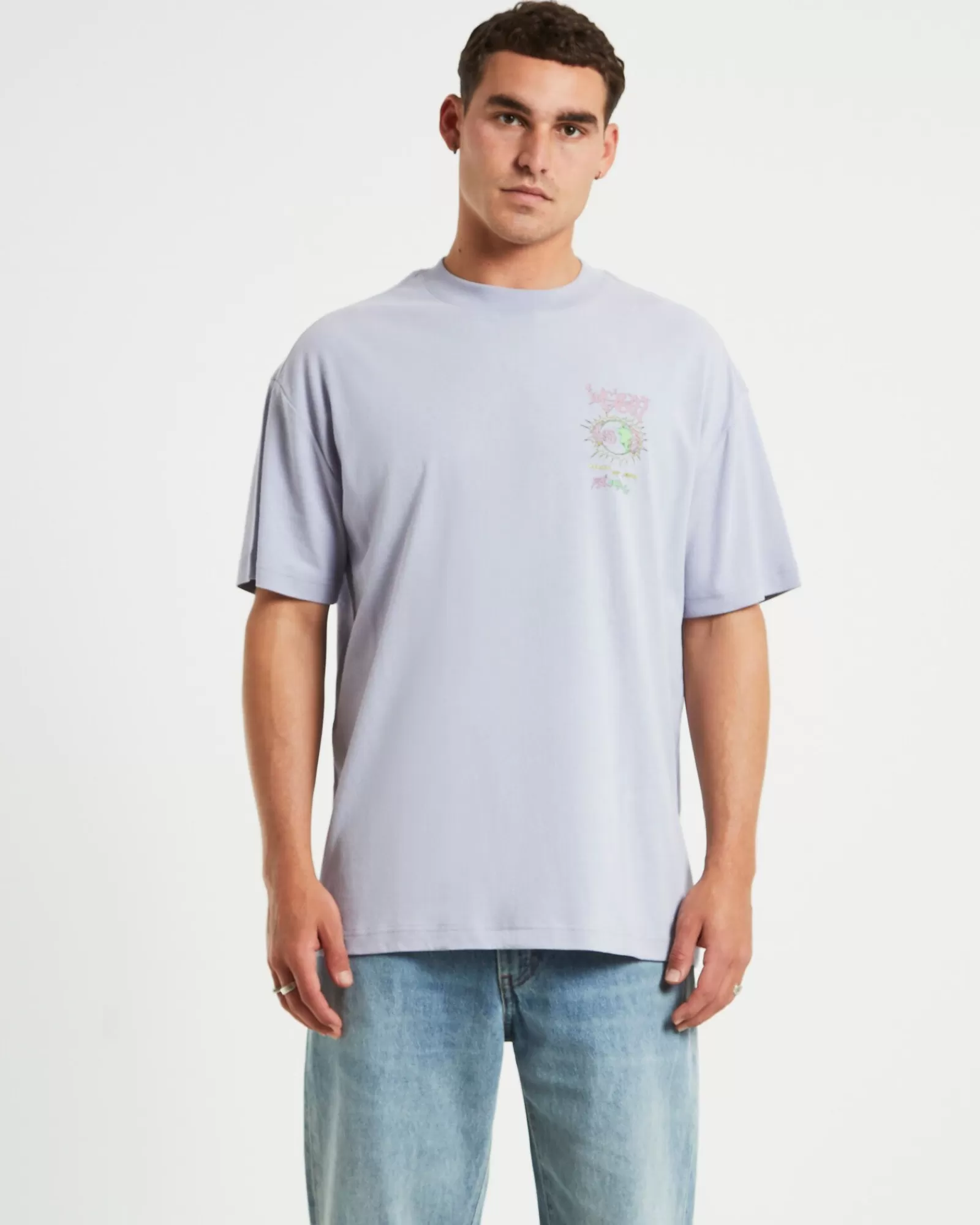 Discount INSIGHT 51 Short Sleeve T-Shirt In Lavender Purple