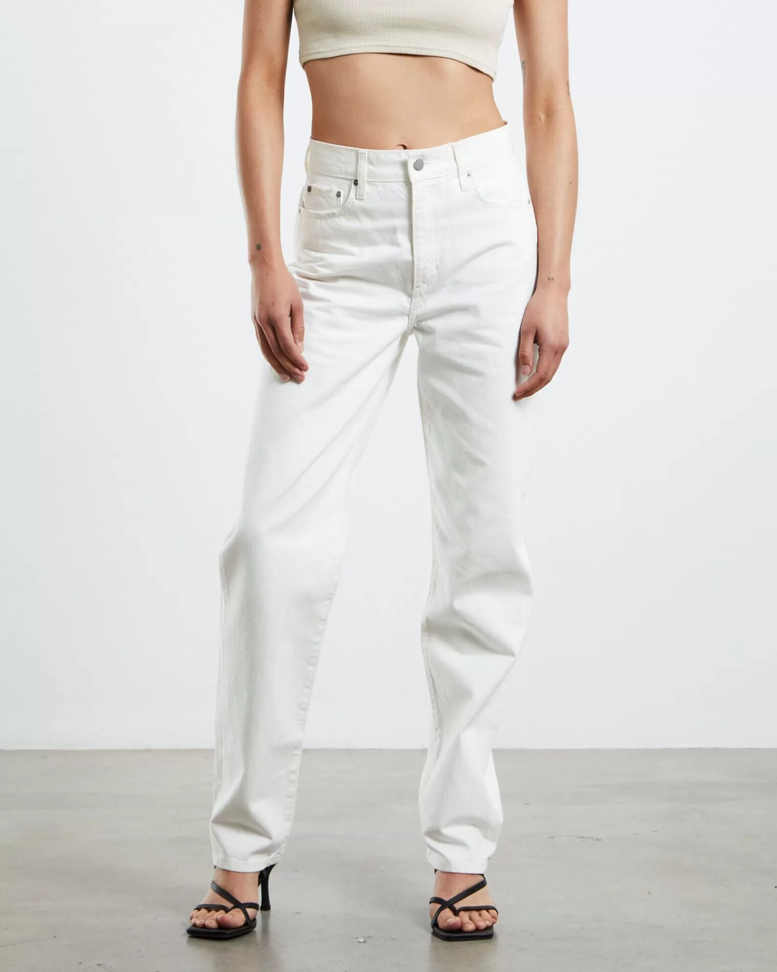 Discount NOBODY DENIM Andi Jeans Fantasised White