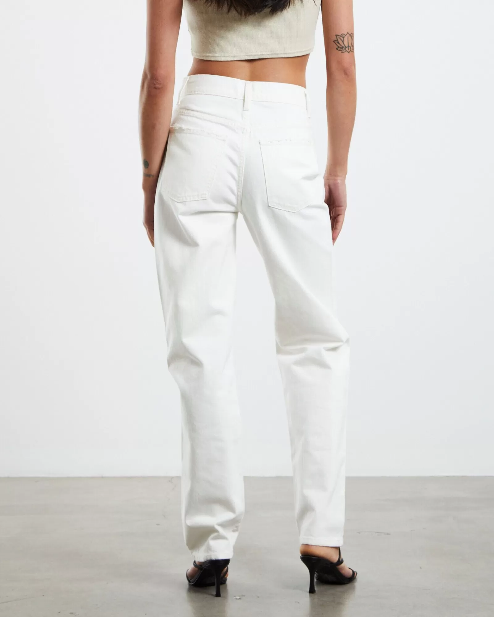 Discount NOBODY DENIM Andi Jeans Fantasised White