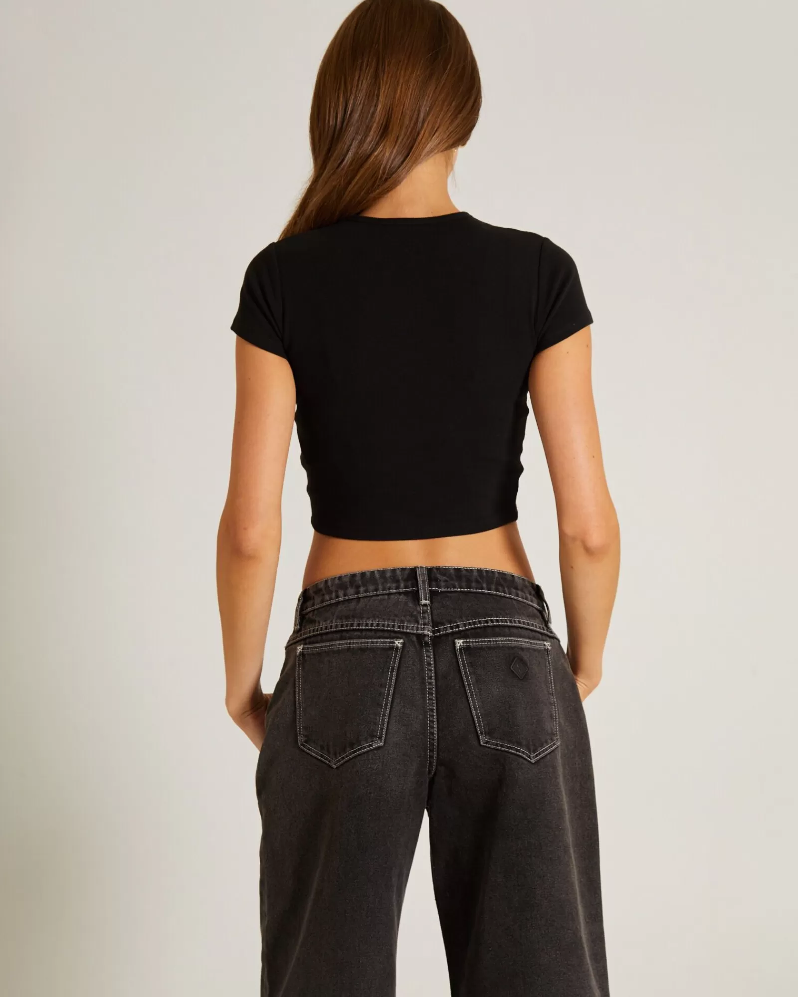 Outlet GENERAL PANTS CO. BASICS Baby Tee In Black