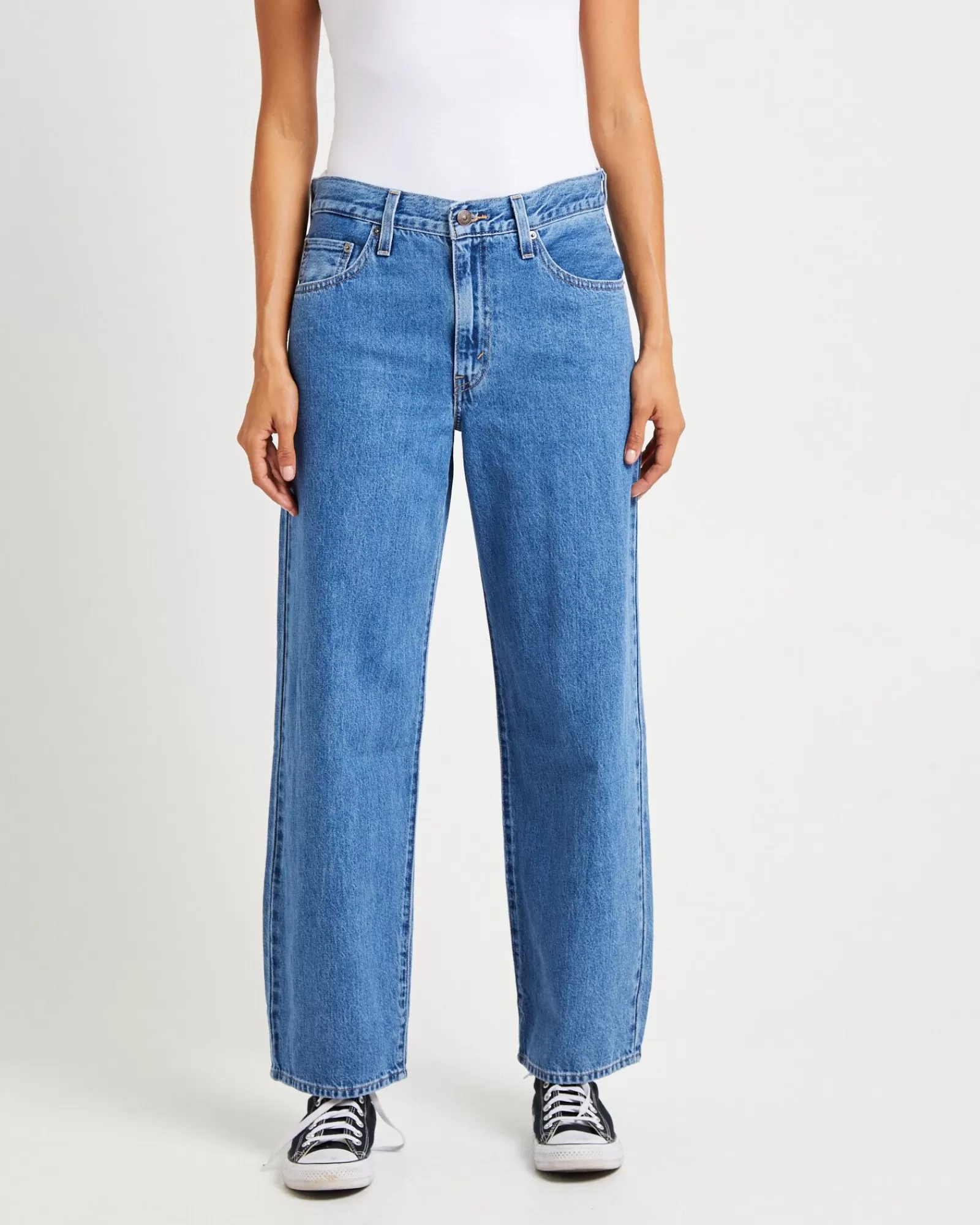 Best LEVIS Baggy Dad Jeans Hold My Purse Blue