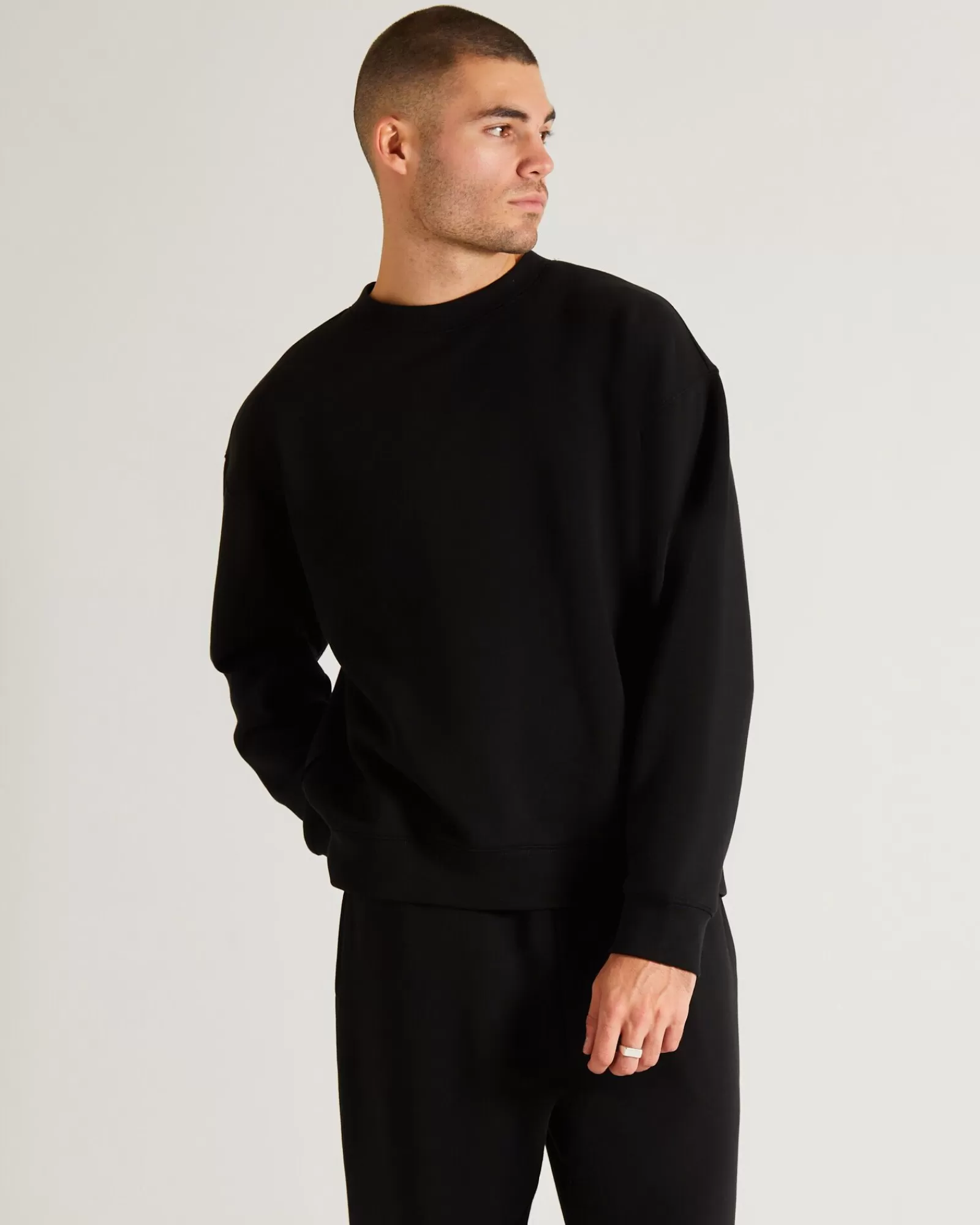 Hot GENERAL PANTS CO. BASICS Basic Crew Neck Short Sleeve T-Shirt In Black