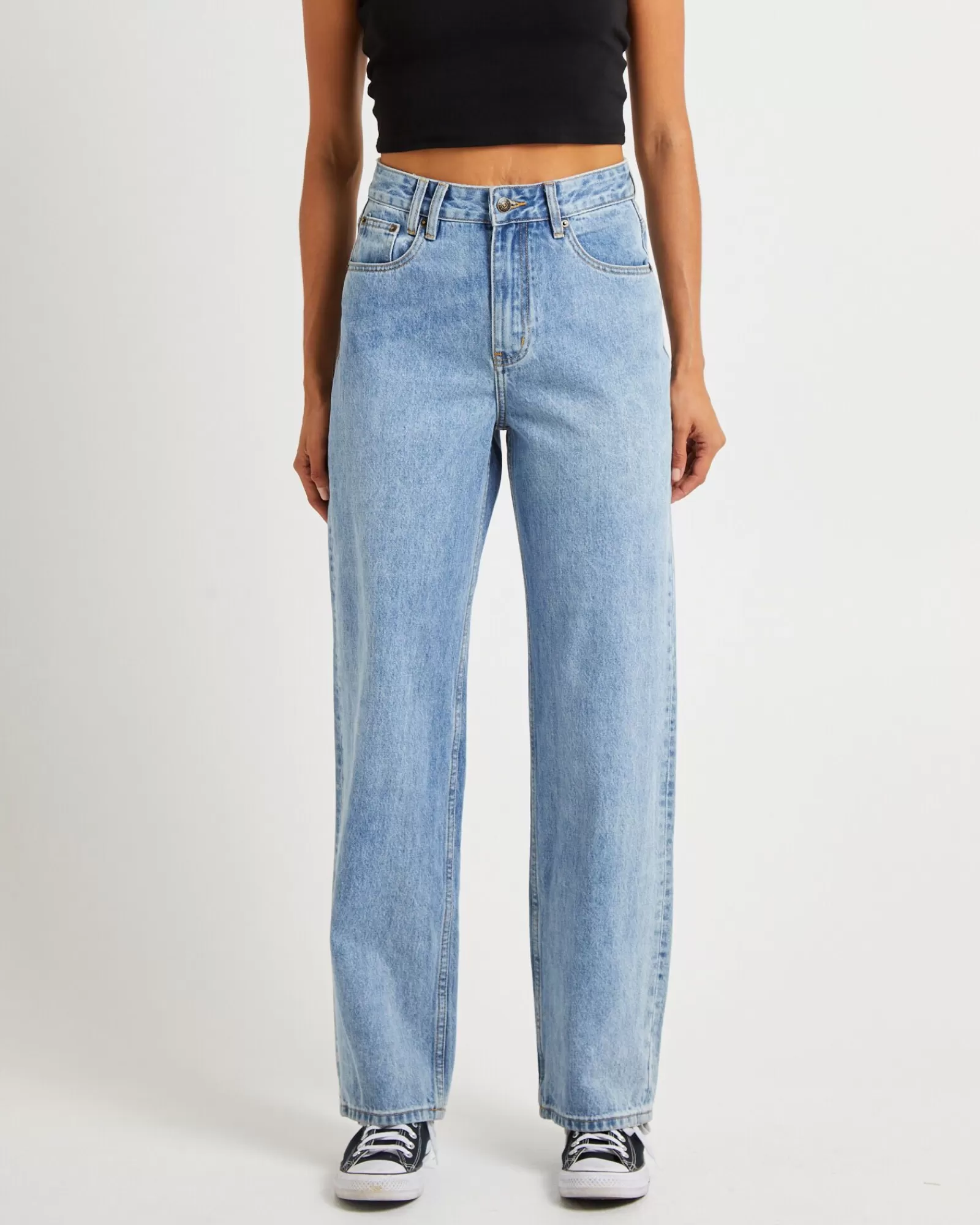 Fashion INSIGHT Bobby Baggy Dad Jeans Island Blue