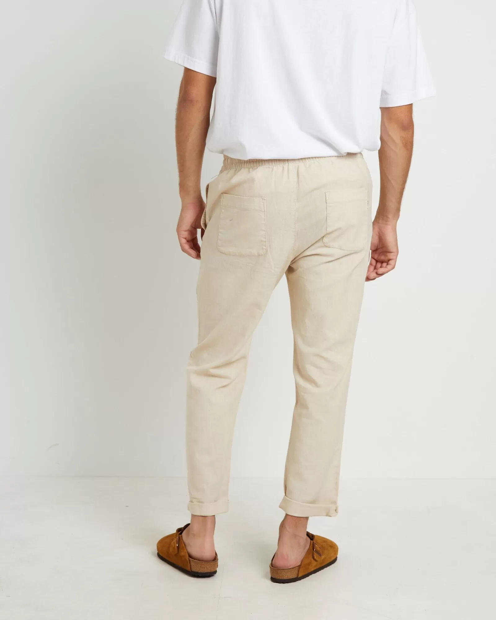 Shop ARVUST Brody Linen Pants Natural