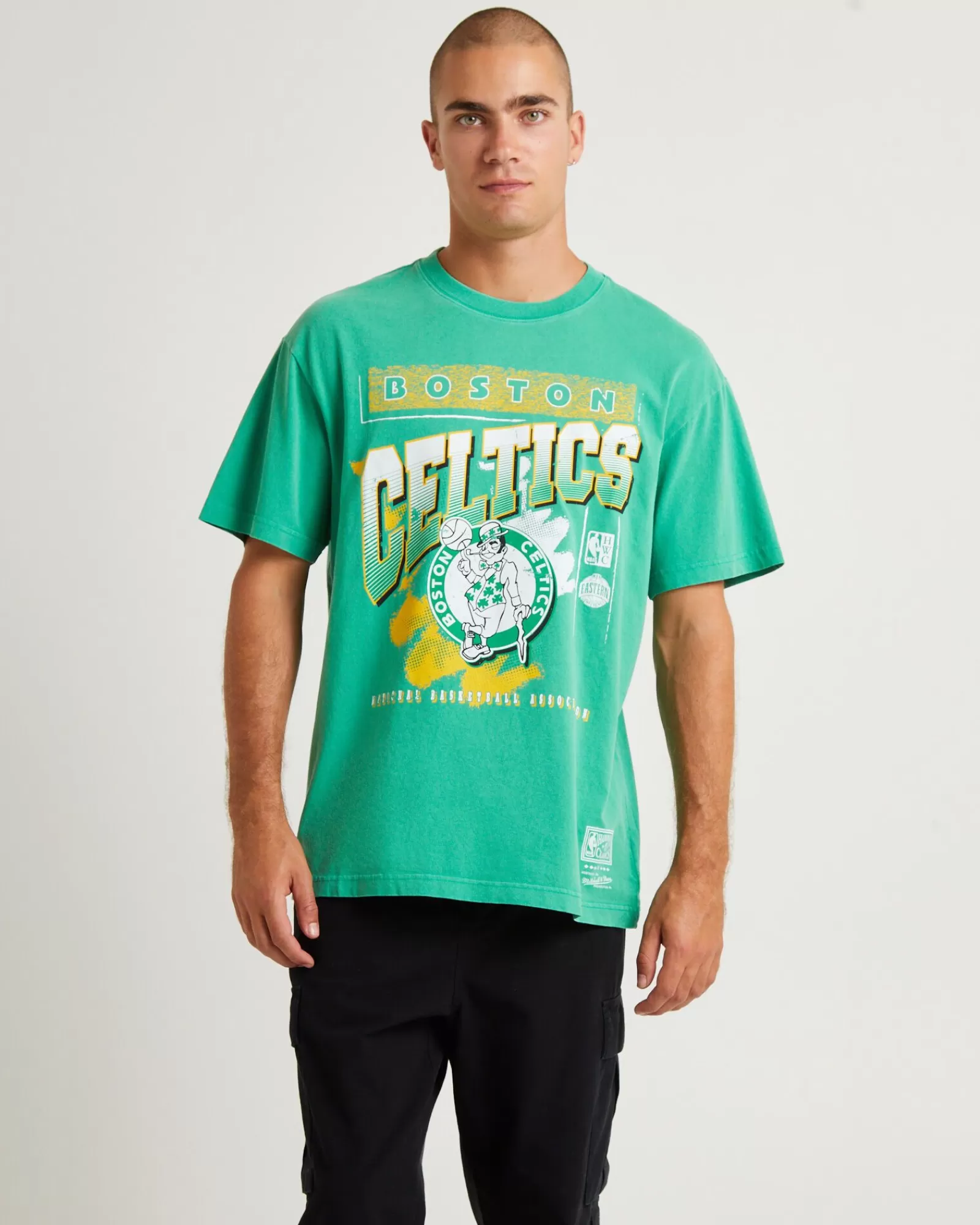 Flash Sale MITCHELL & NESS Brush Off 2.0 Celtics T-Shirt Green