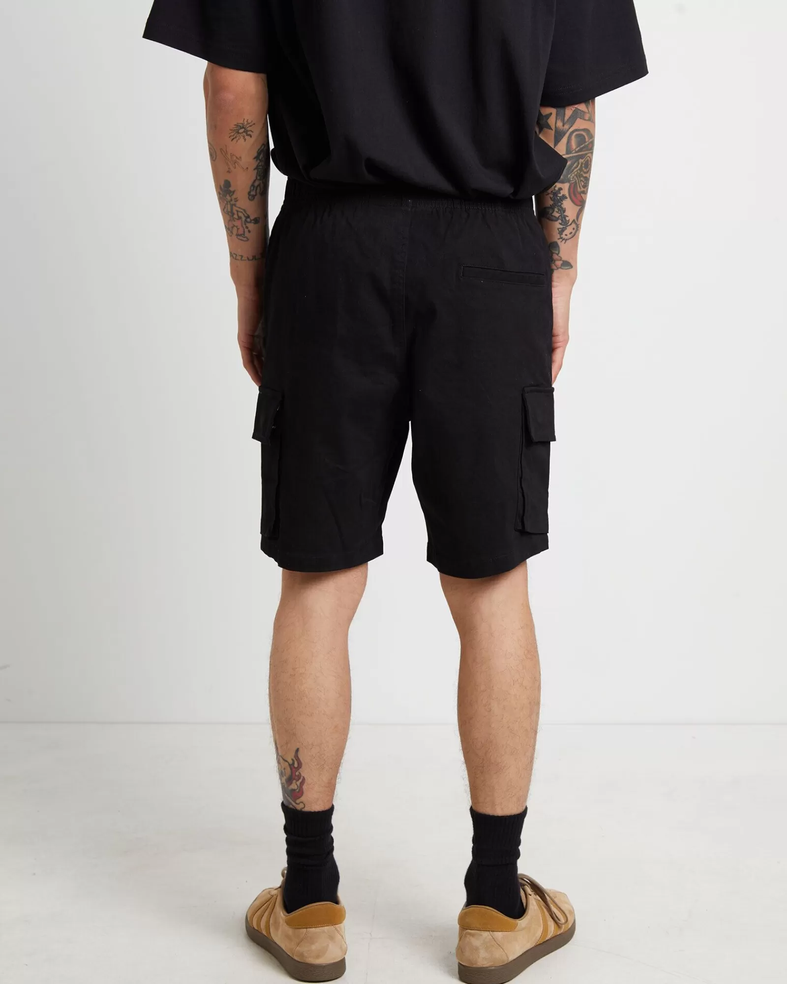 Outlet TAIKAN Cargo Shorts In Black