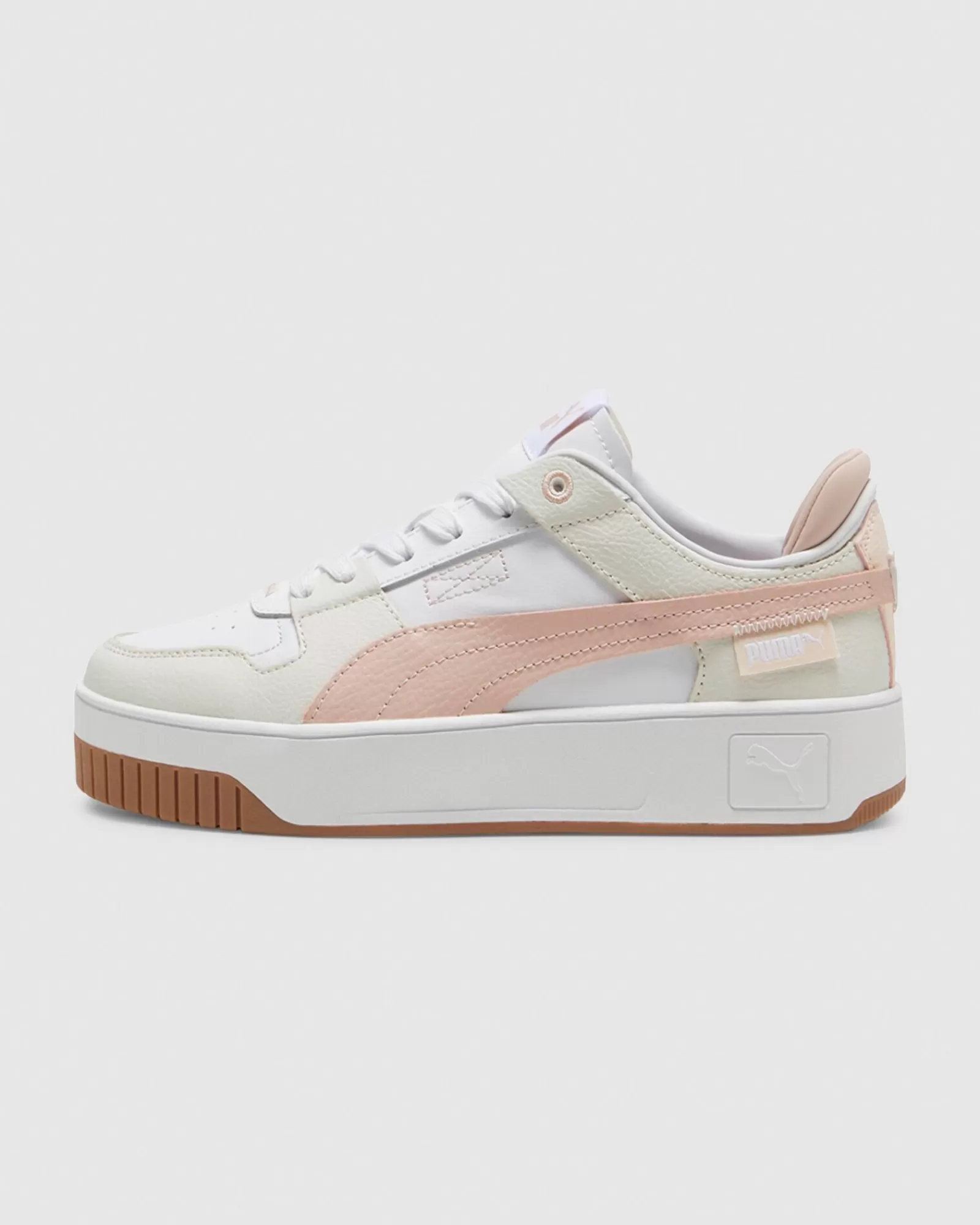 Cheap PUMA Carina Street Vtg Sneakers In White/Rose Quartz