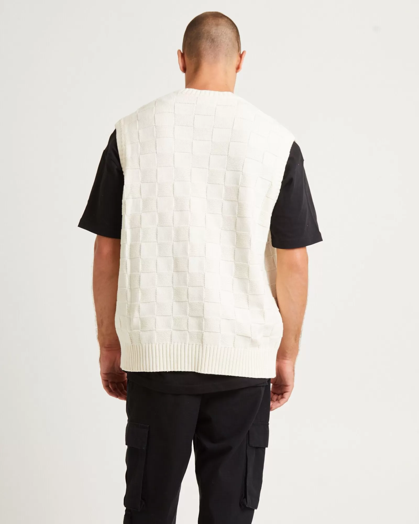 Discount SPENCER PROJECT Check Knit Vest