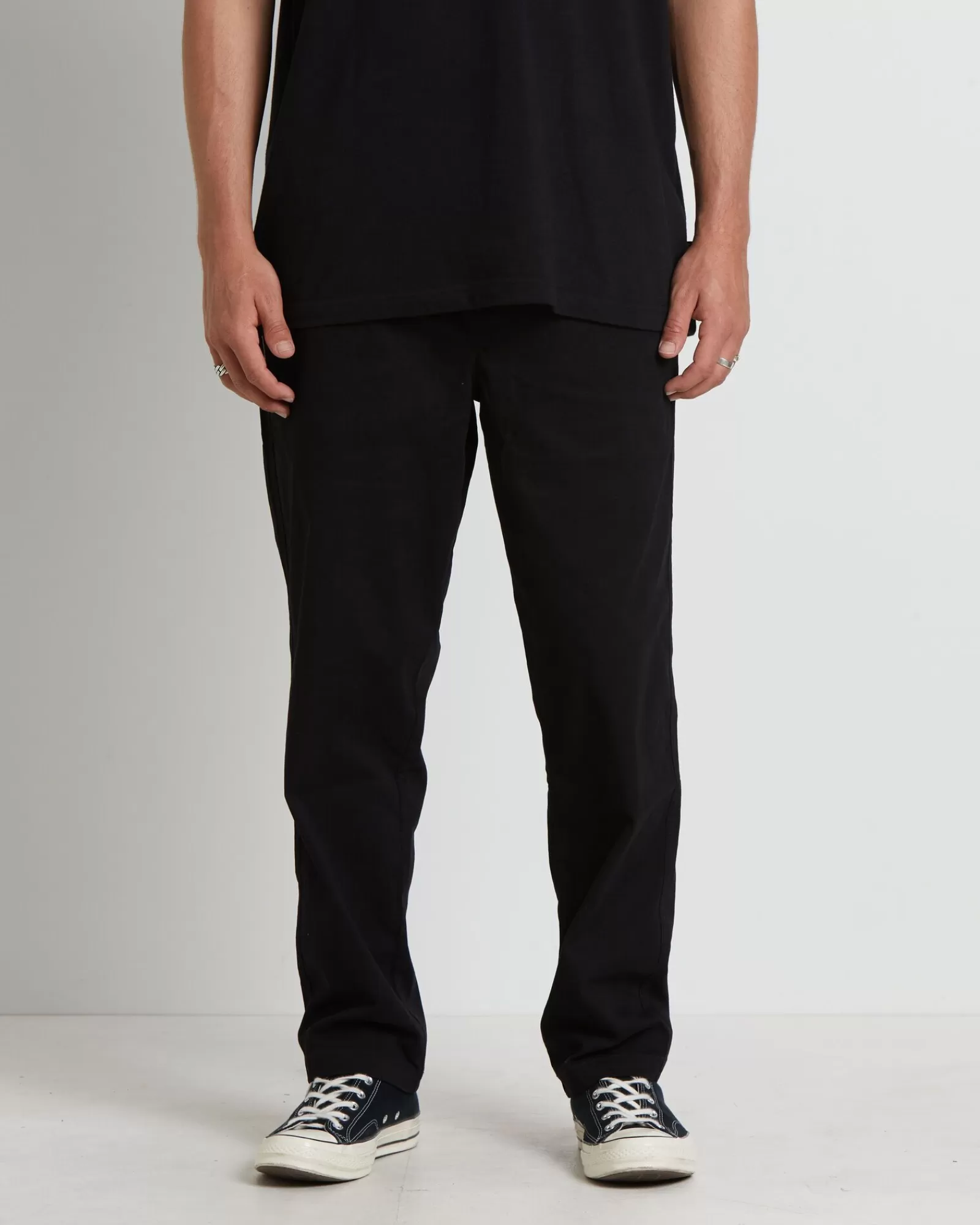 Fashion TAIKAN Chiller Pants In Twill Black