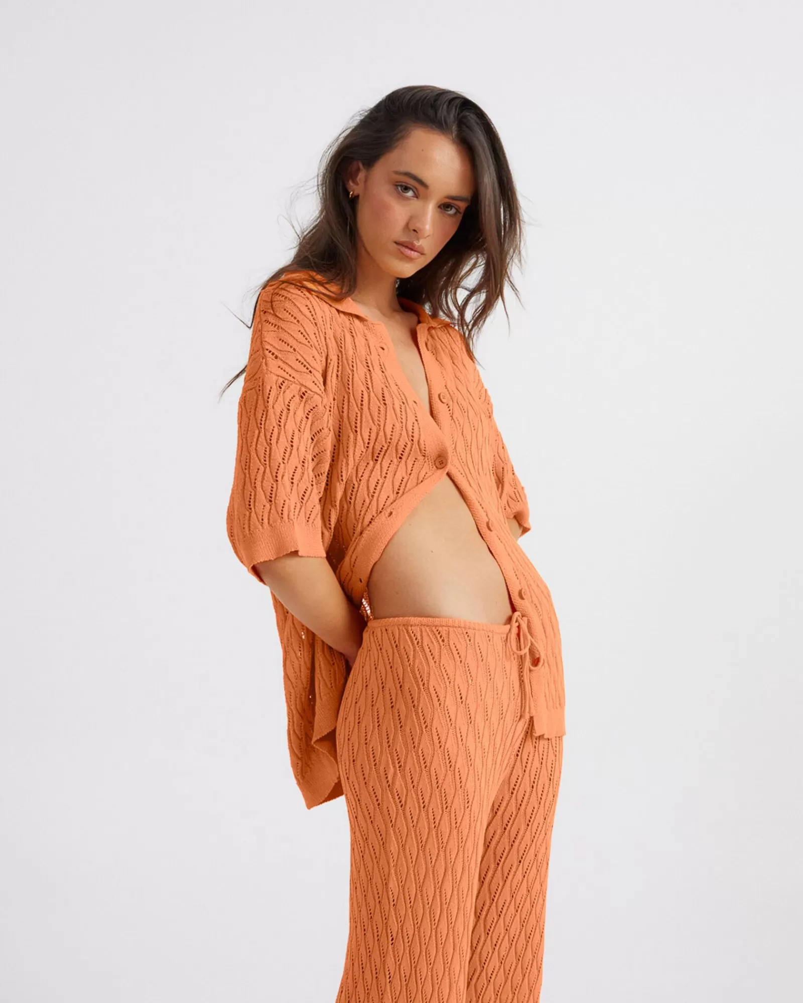 Cheap SNDYS Claire Pants In Orange