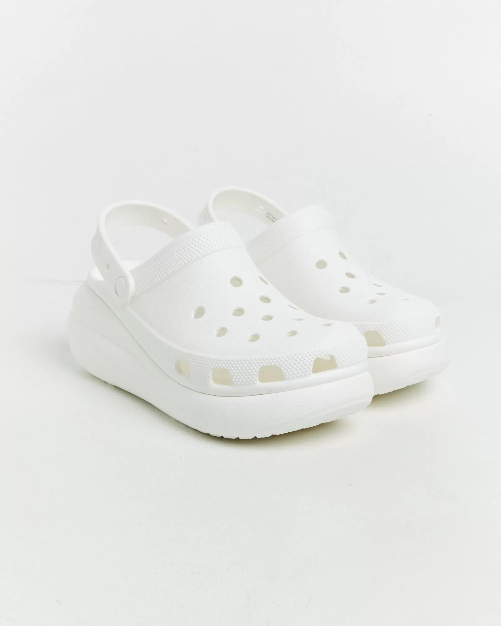 Sale CROCS Classic Crush Clogs White