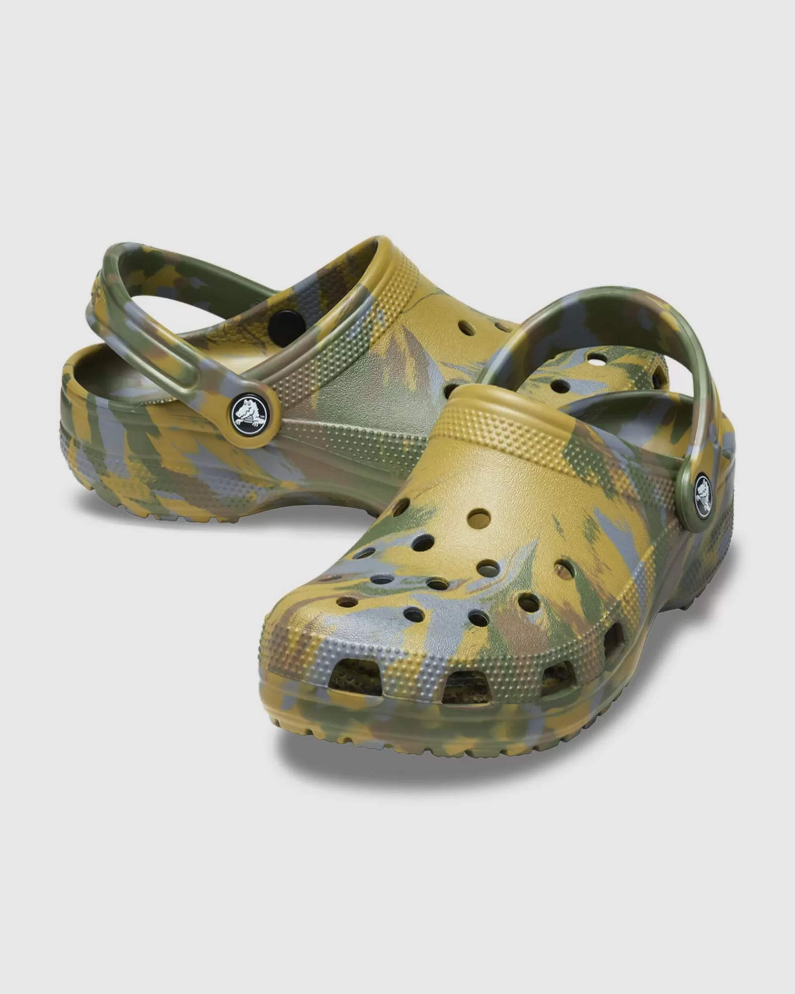 New CROCS Classic Marbled Clogs