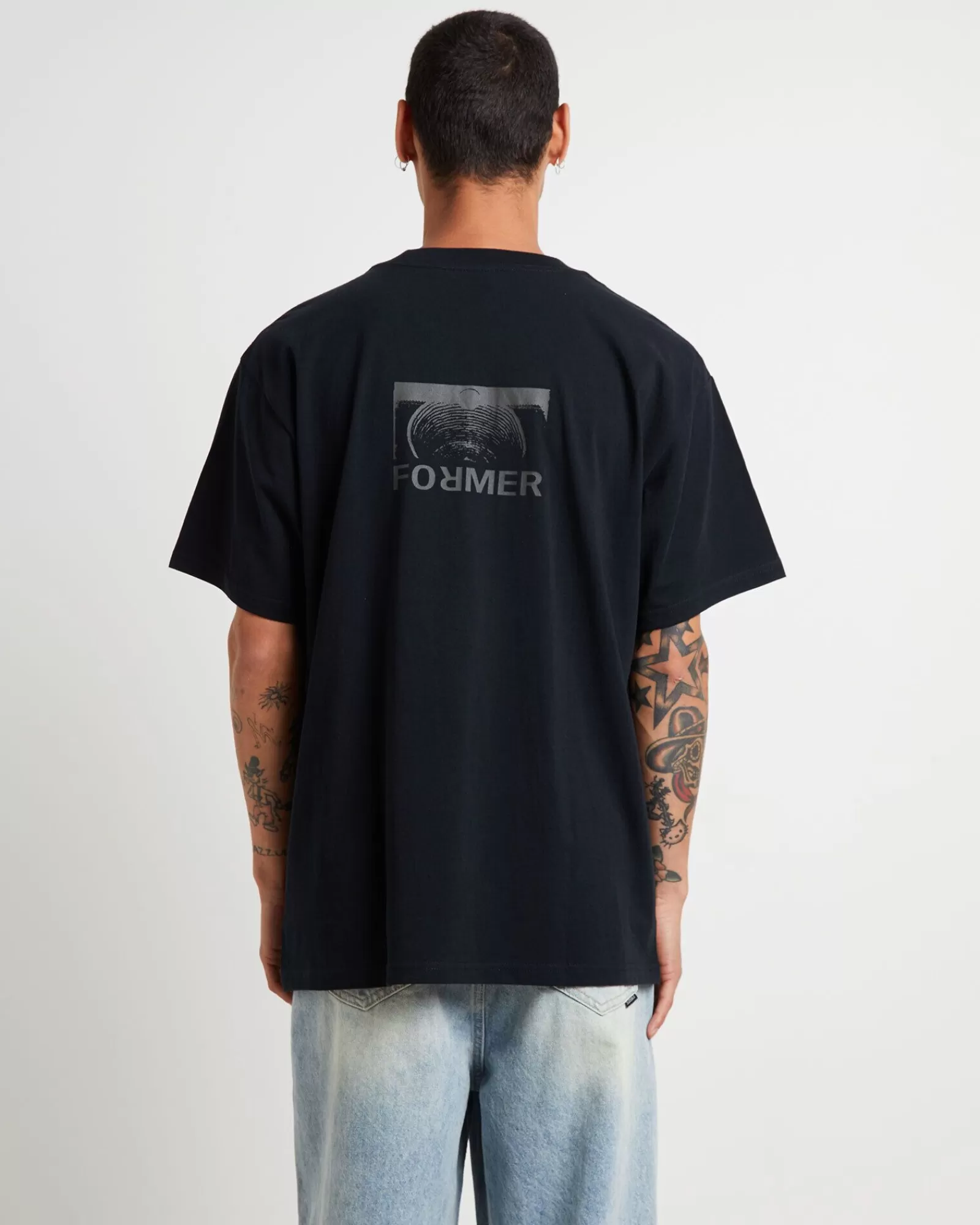 Store FORMER Collision Crux Short Sleeve T-Shirt In Black