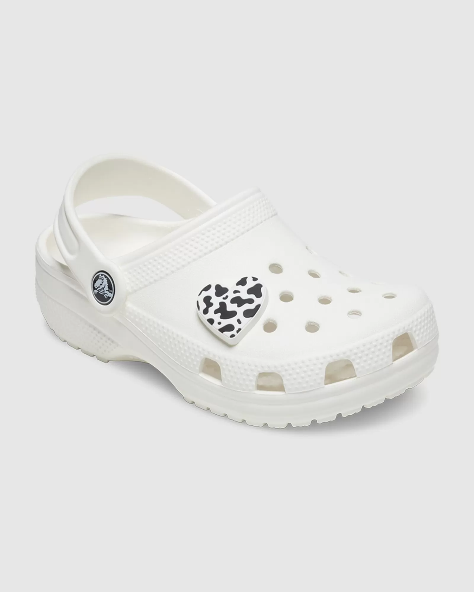 Sale CROCS Cow Print Heart Jibbit