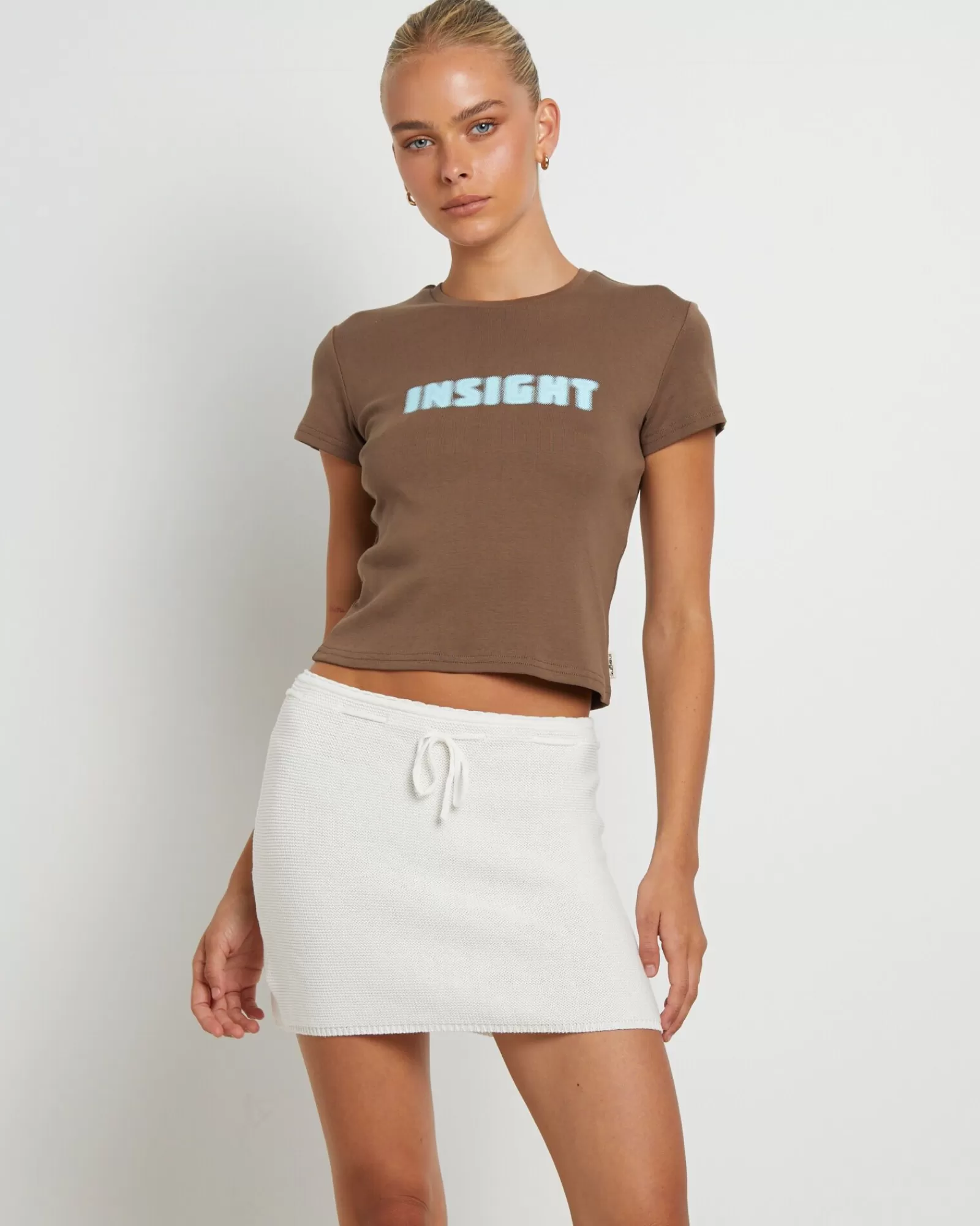 Sale INSIGHT Dazed & Confused Baby Tee In Chocolate