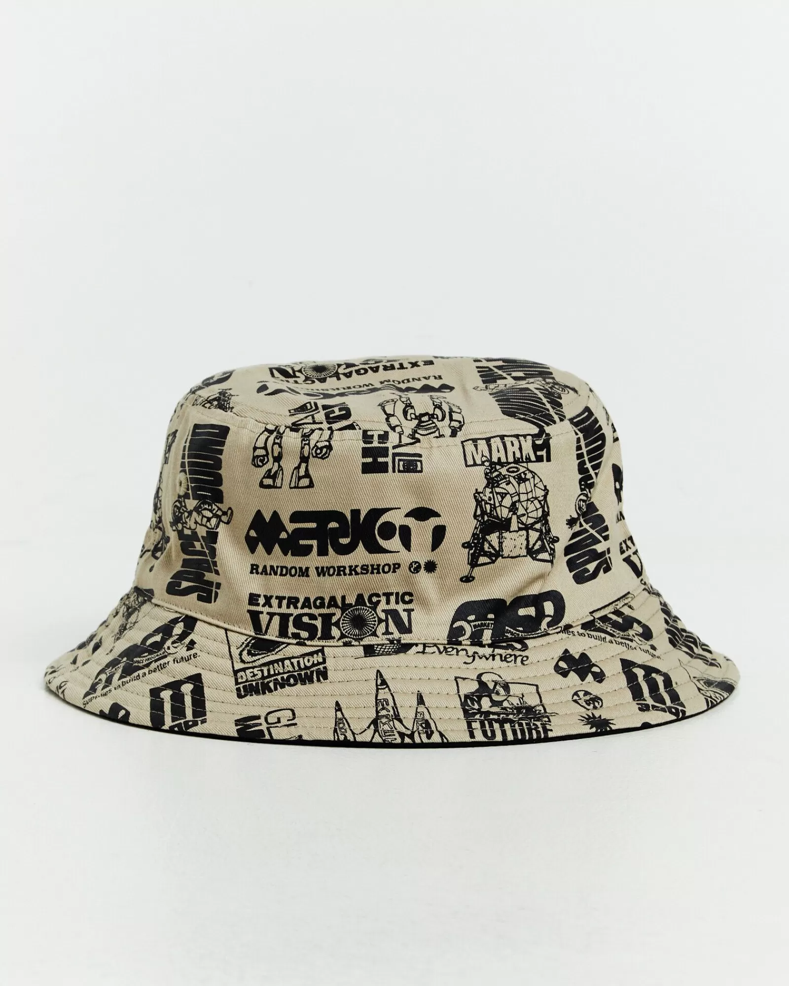 Store MARKET Destination Unknown Bucket Hat Cream