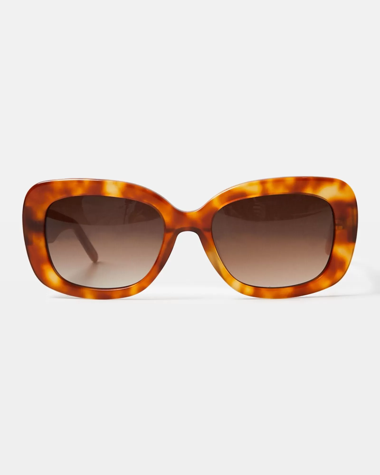 New SHEVOKE Devon Snake Sunglasses Tort Brown