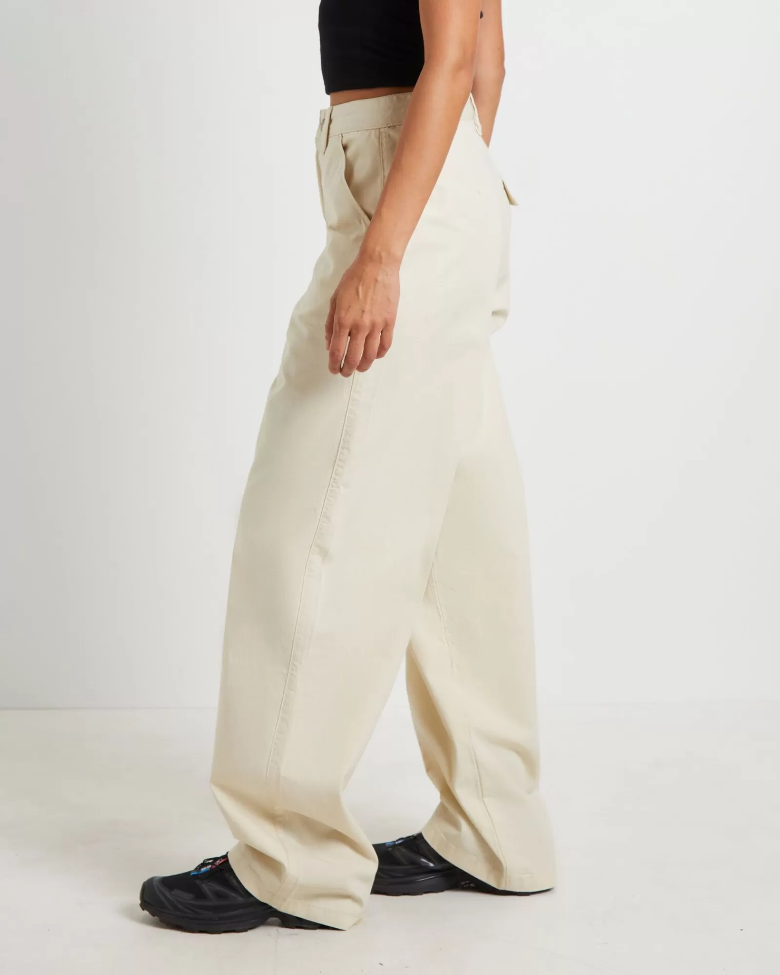 Shop DR DENIM Donna Cargo Pant In Bone Ripstop