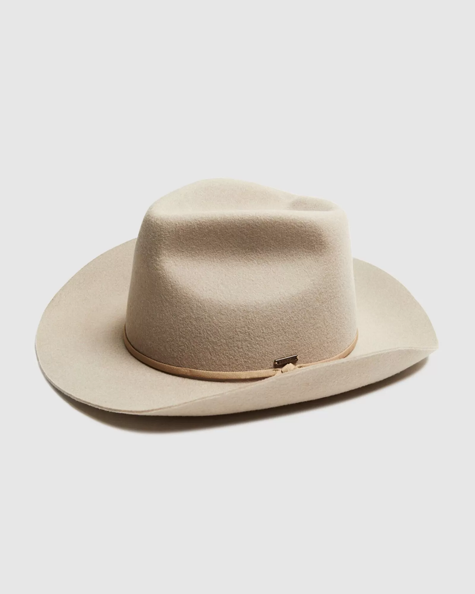 Shop BRIXTON Duke Cowboy Hat Timber Wolf