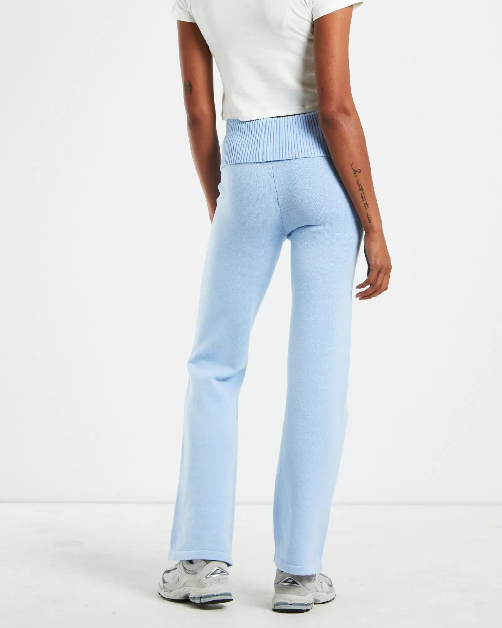 Clearance INSIGHT Effie Low Rise Knit Pants Blue