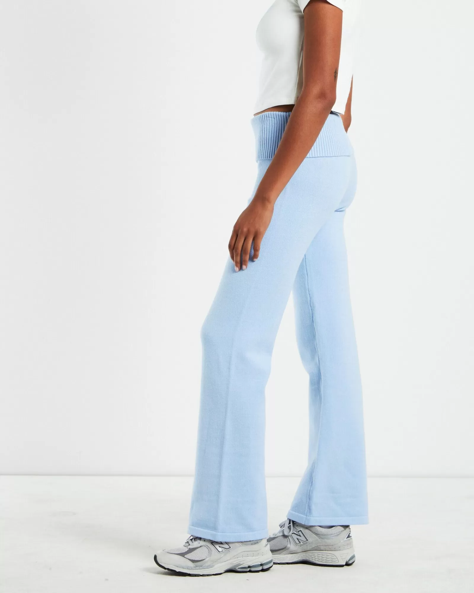 Clearance INSIGHT Effie Low Rise Knit Pants Blue