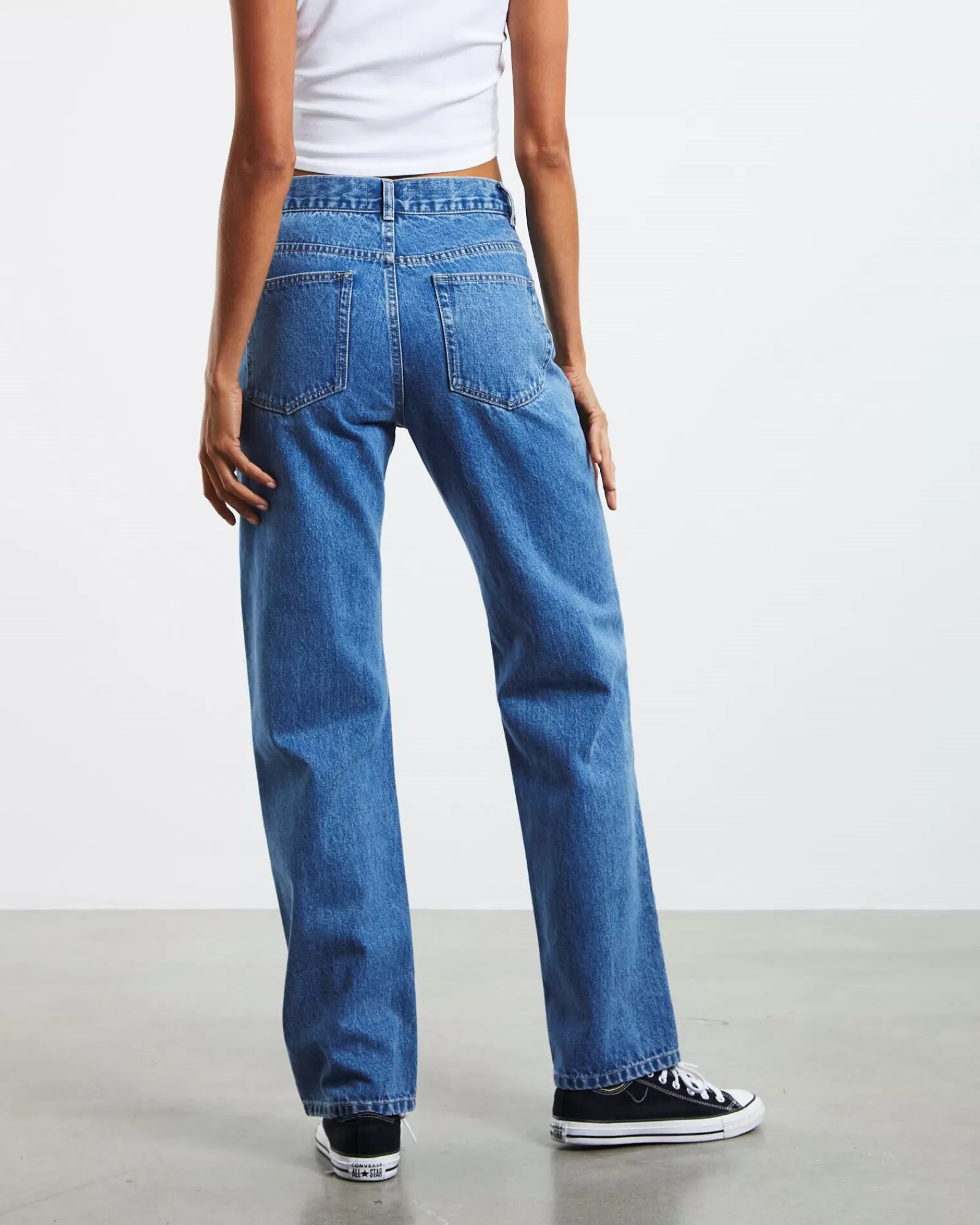 Outlet NEON HART Emmy Low Rise V-Waist Straight Jeans Bright Blue