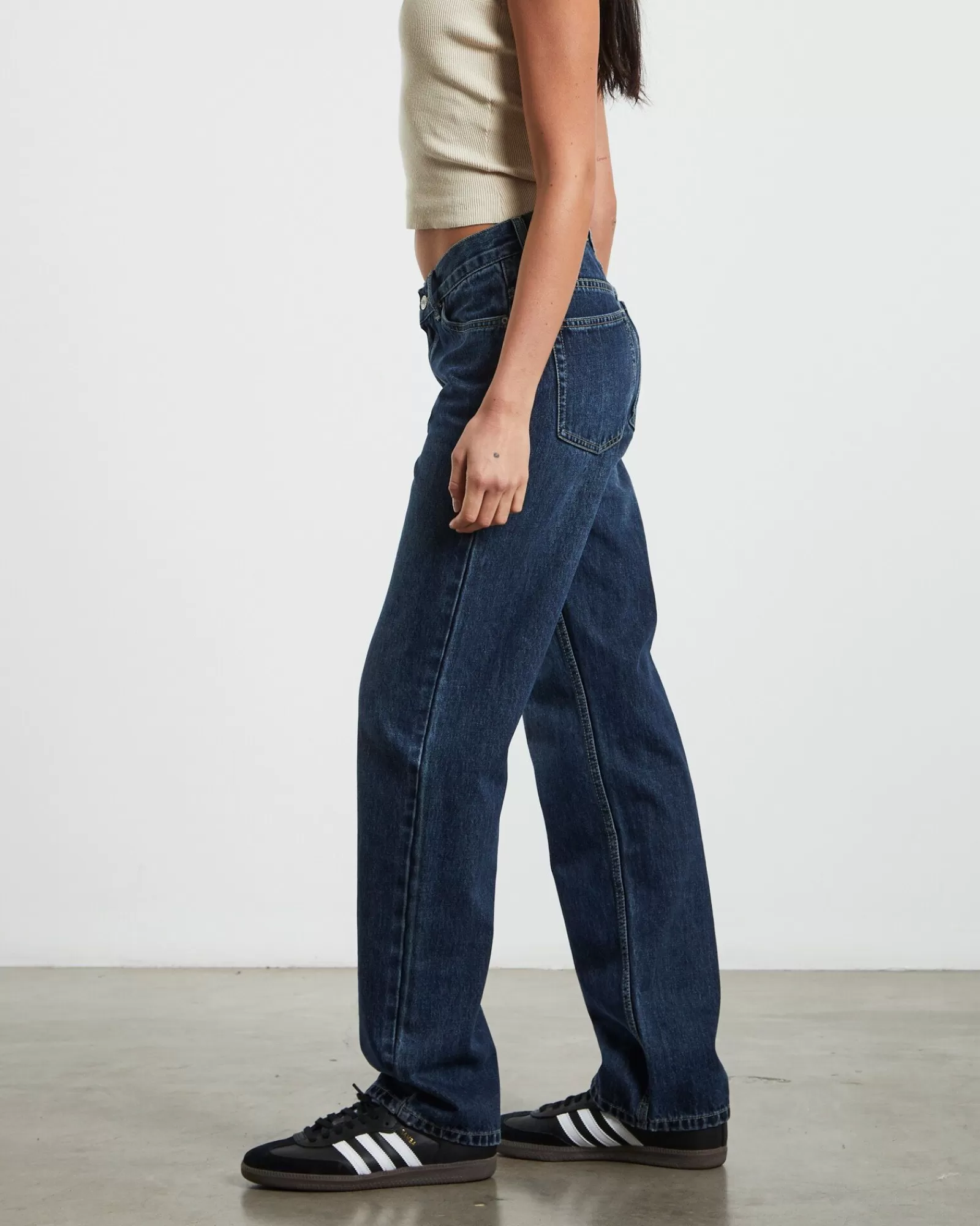 Discount NEON HART Emmy V Waist Straight Jeans In Y2K Blue