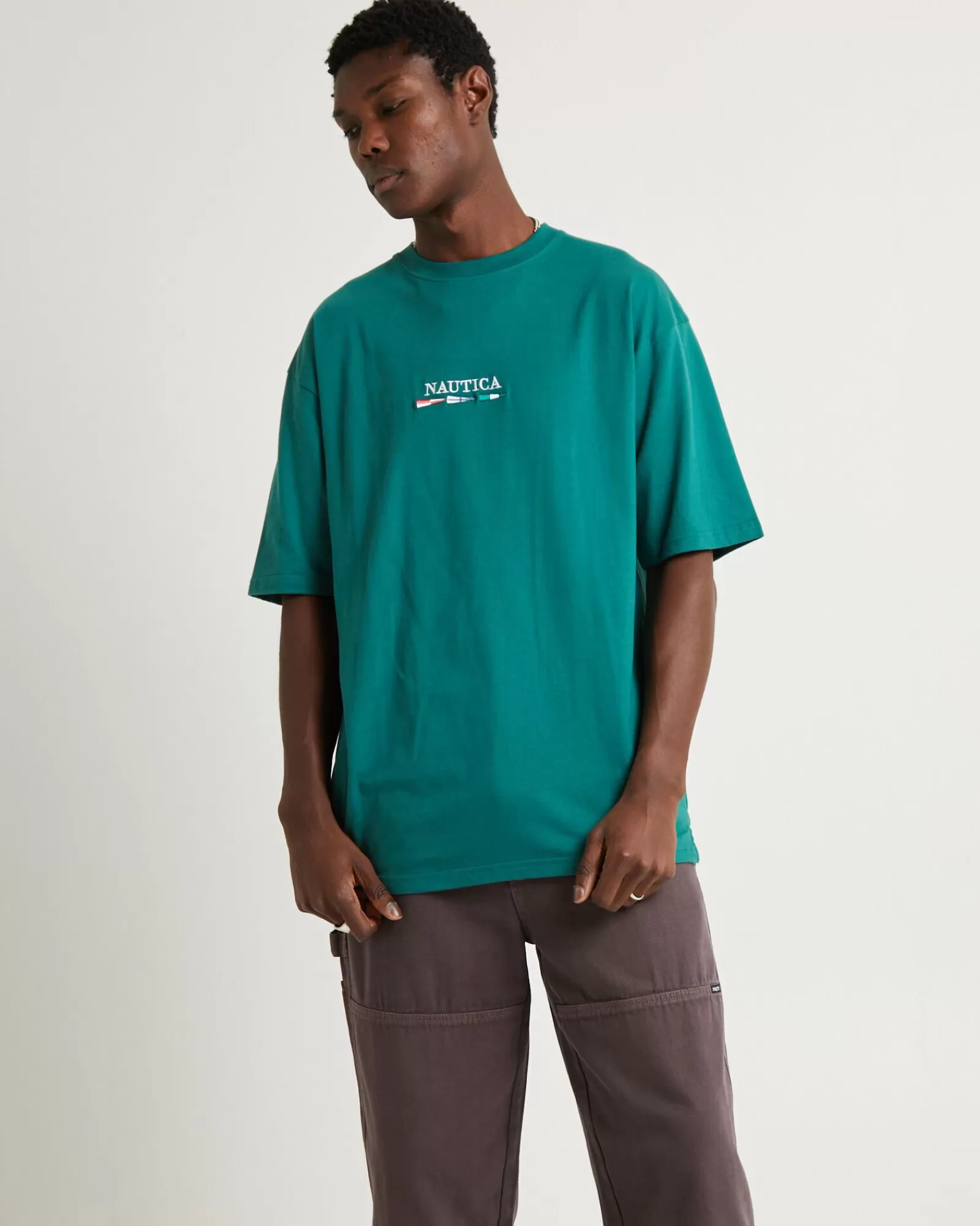 Best Sale NAUTICA Emporium Short Sleeve T-Shirt Green