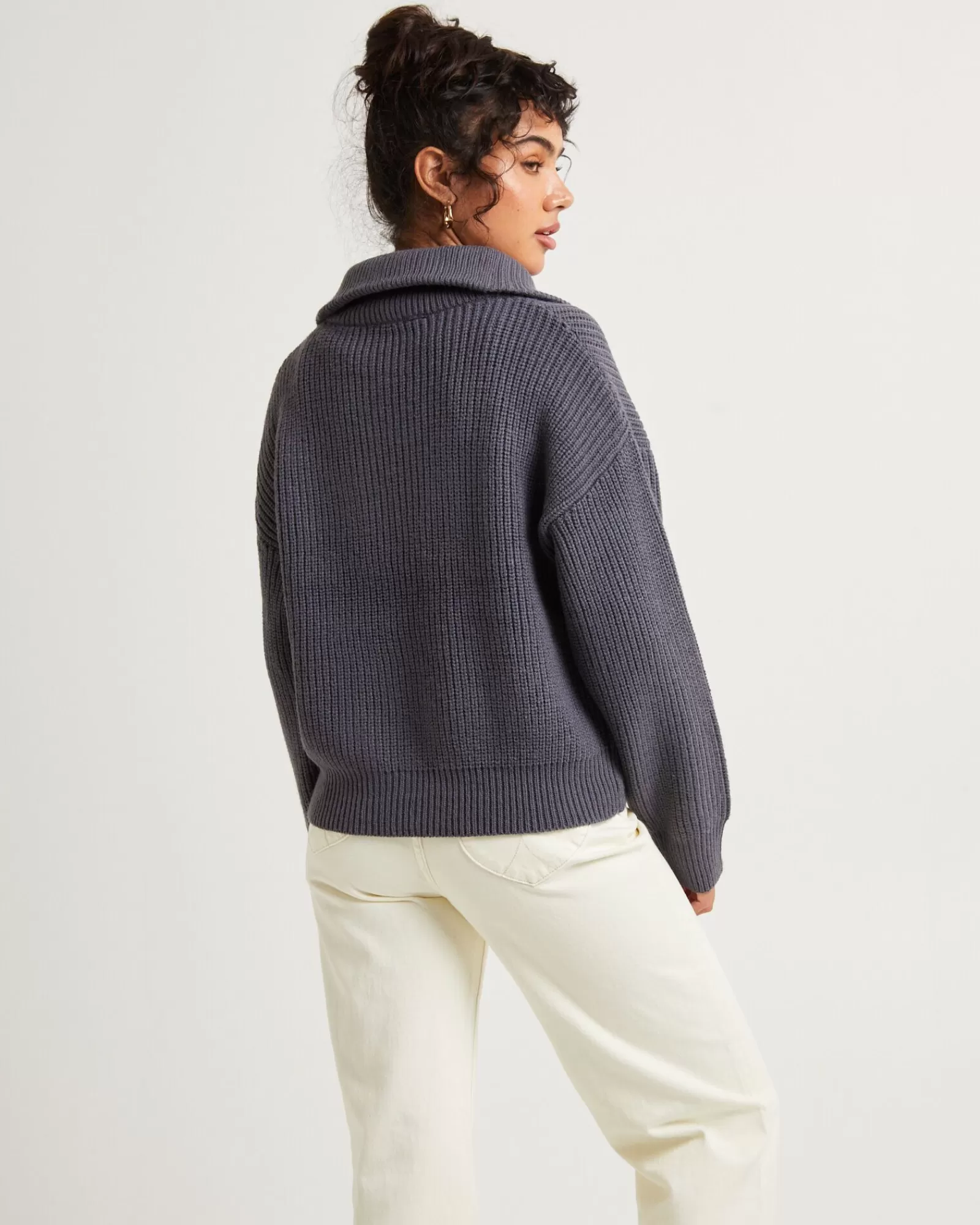 Best Sale SUBTITLED Ezra Half Zip Knit Pull Over