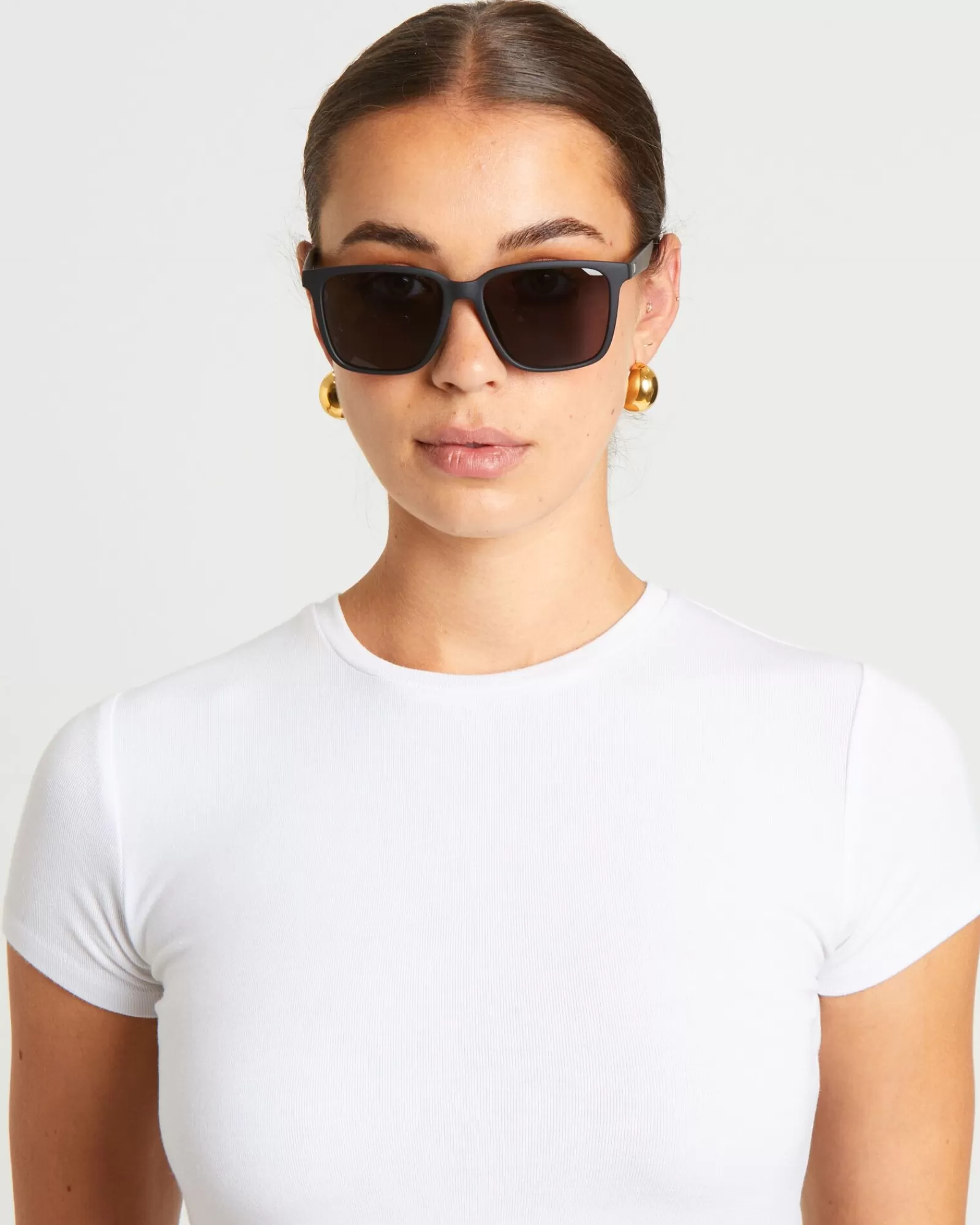 Sale LE SPECS Fair Game Sunglasses In Matte Black