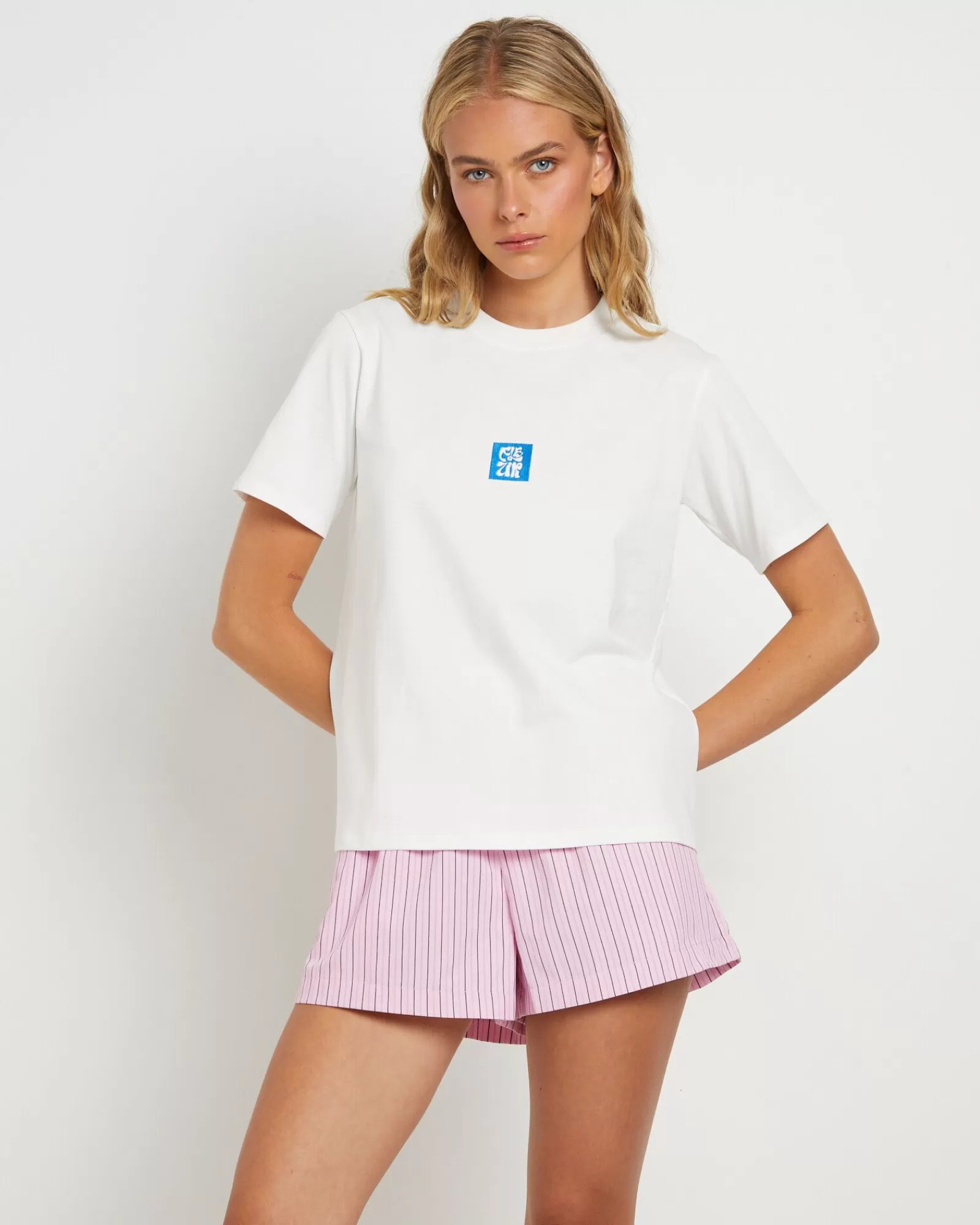 Clearance FLEUR BY BLANCA STUDIO Fleur Short Sleeve T-Shirt In White