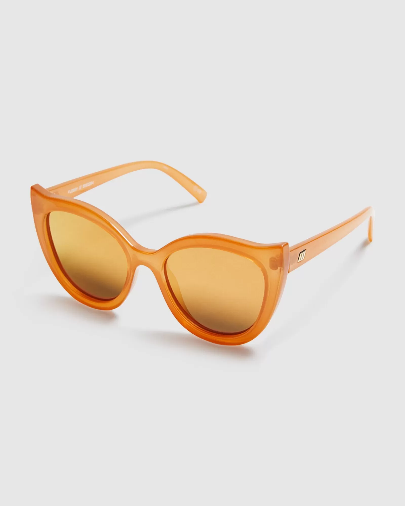 Online LE SPECS Flossy Sunglasses Ochre Yellow