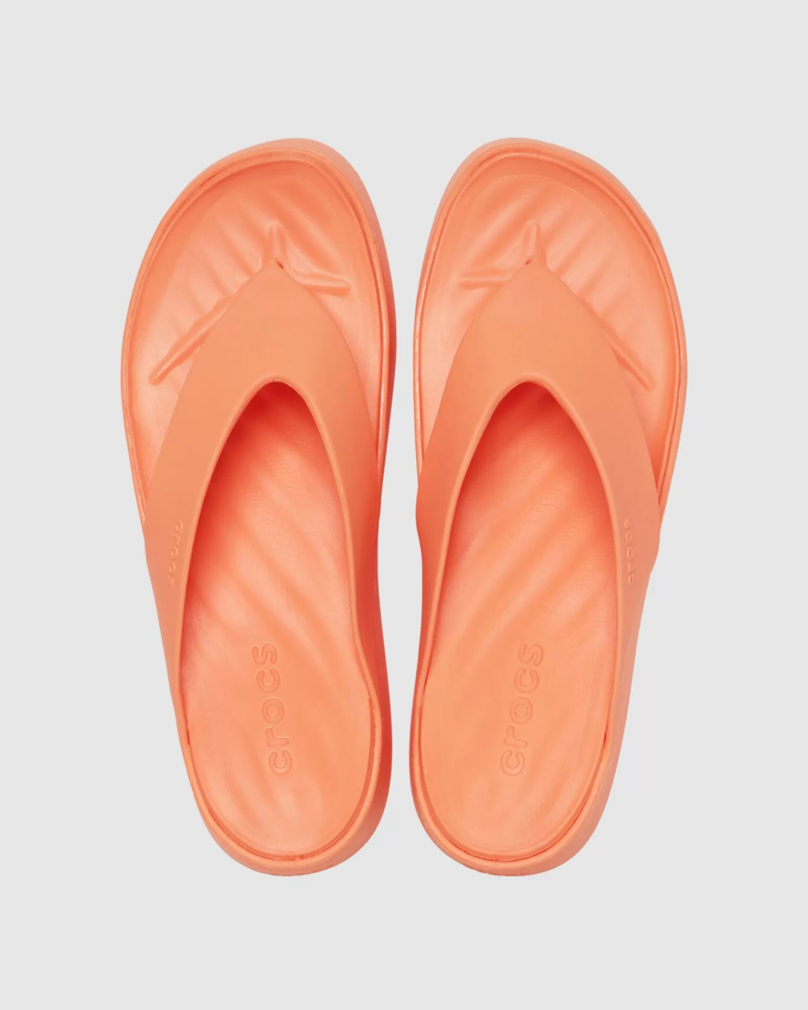 Shop CROCS Getaway Platform Flip Flops In Sunkissed