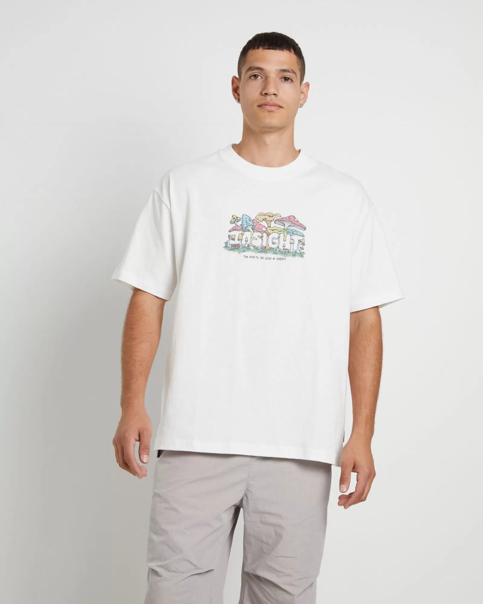 Clearance INSIGHT Growth Oversized T-Shirt In White