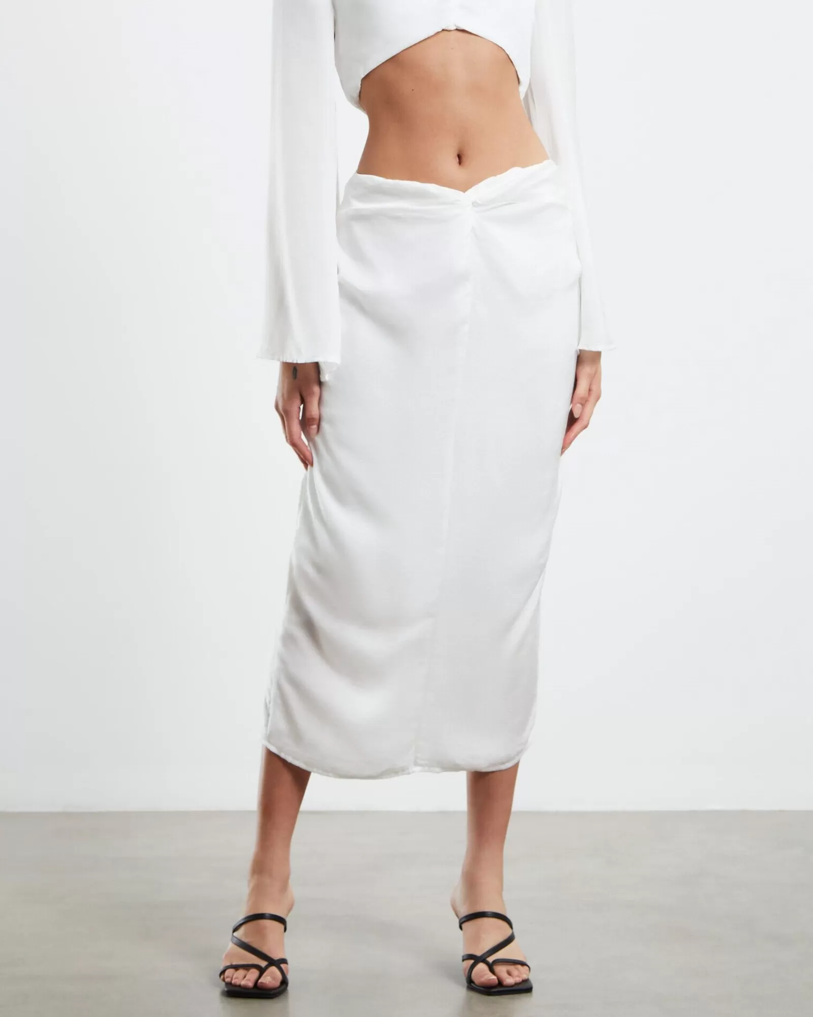 Cheap SNDYS Jada Skirt White