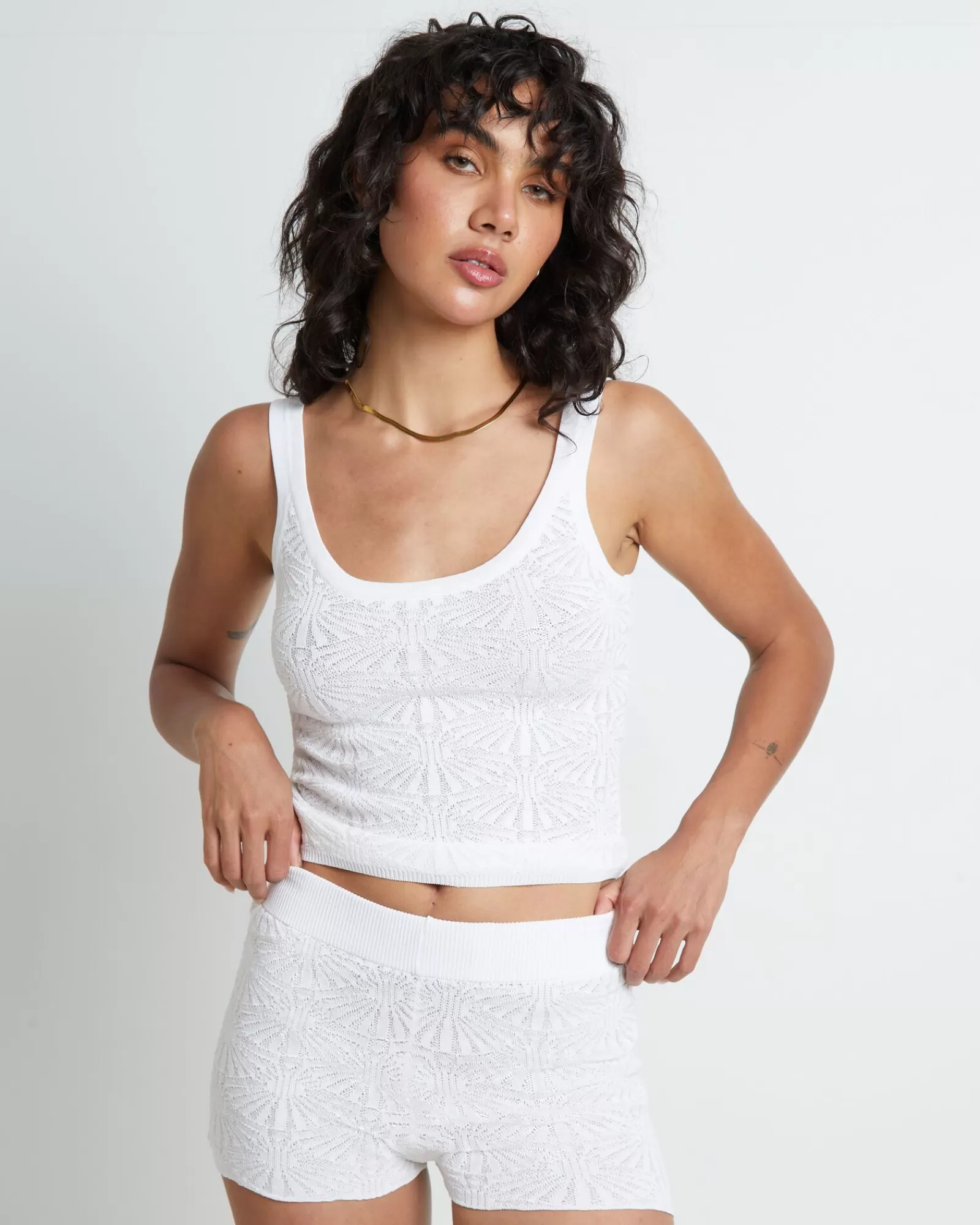 Cheap SNDYS Josefina Top In White