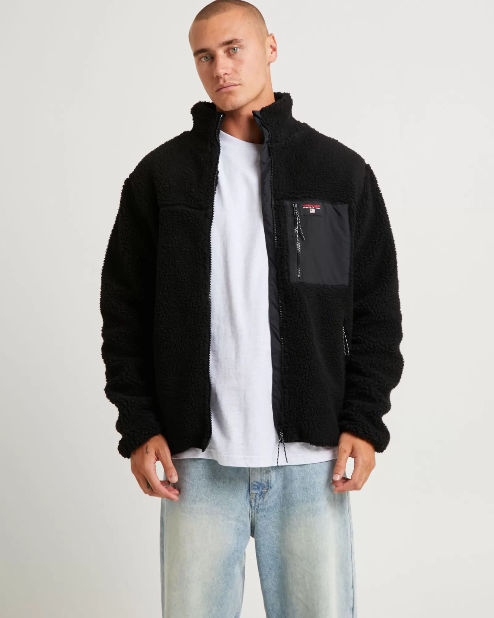 New SPENCER PROJECT K2 Sherpa Jacket Black