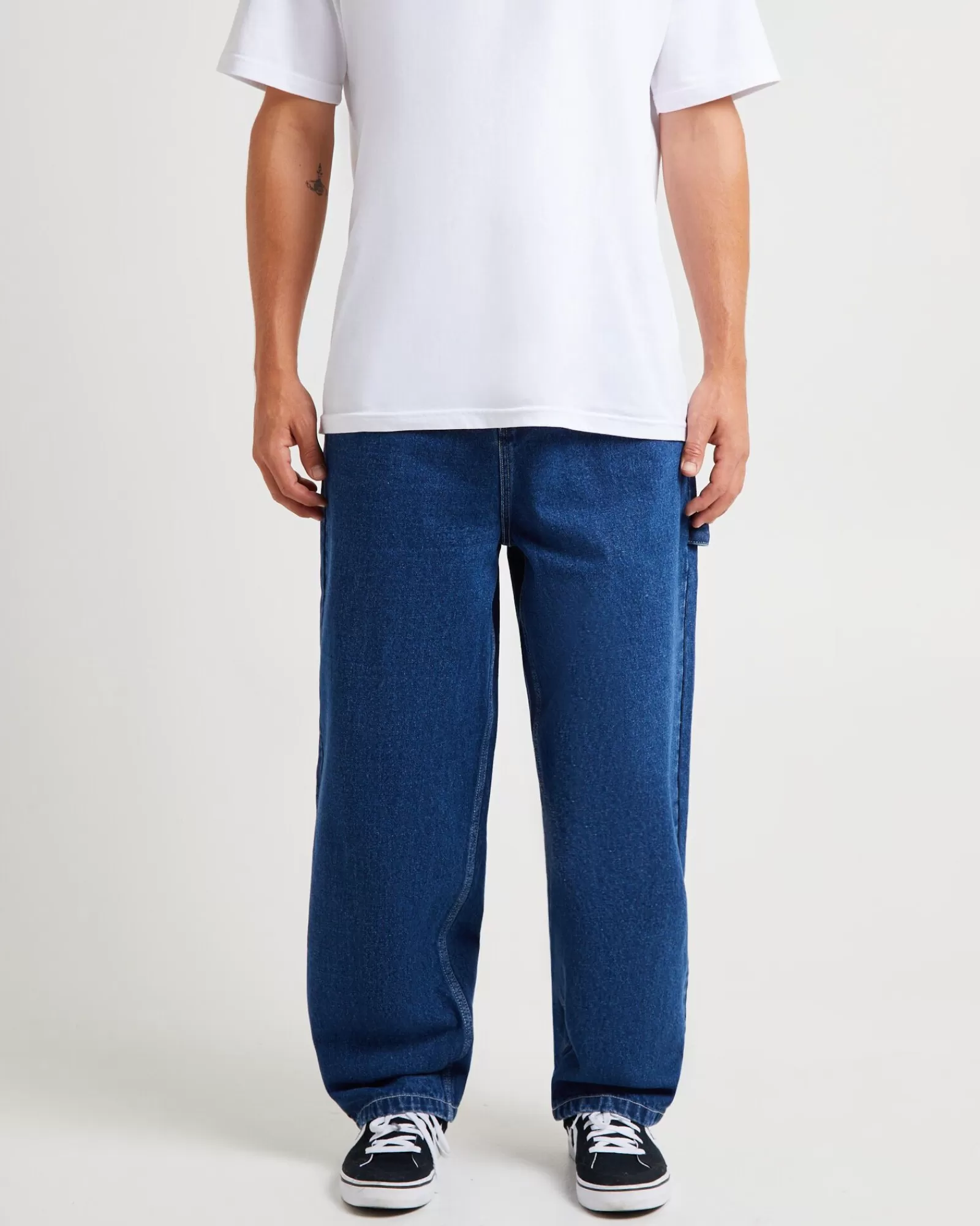 New SPENCER PROJECT Kay Embroided Wide Leg Denim Pants