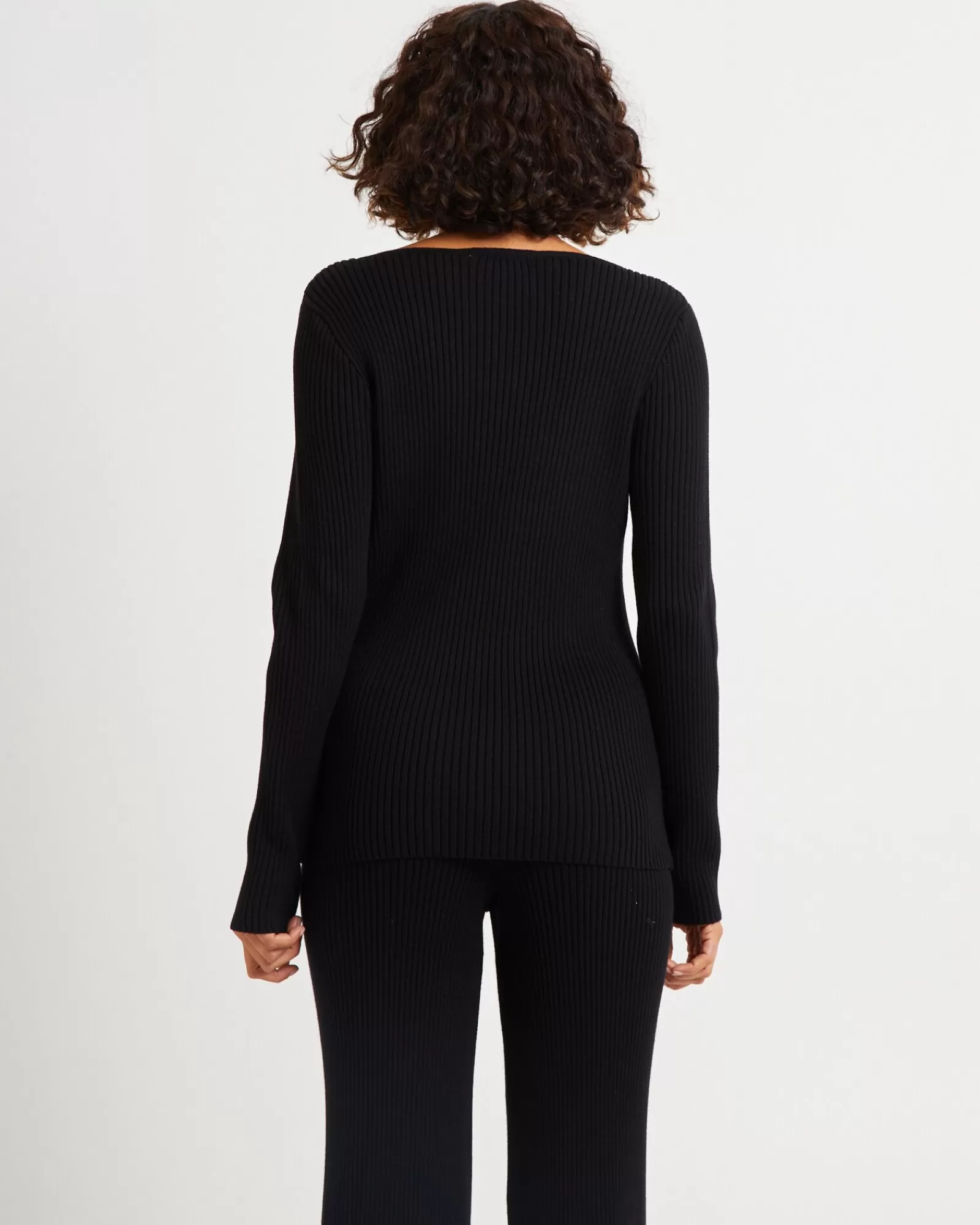 Sale SUBTITLED Kiah Long Sleeve Knit Top