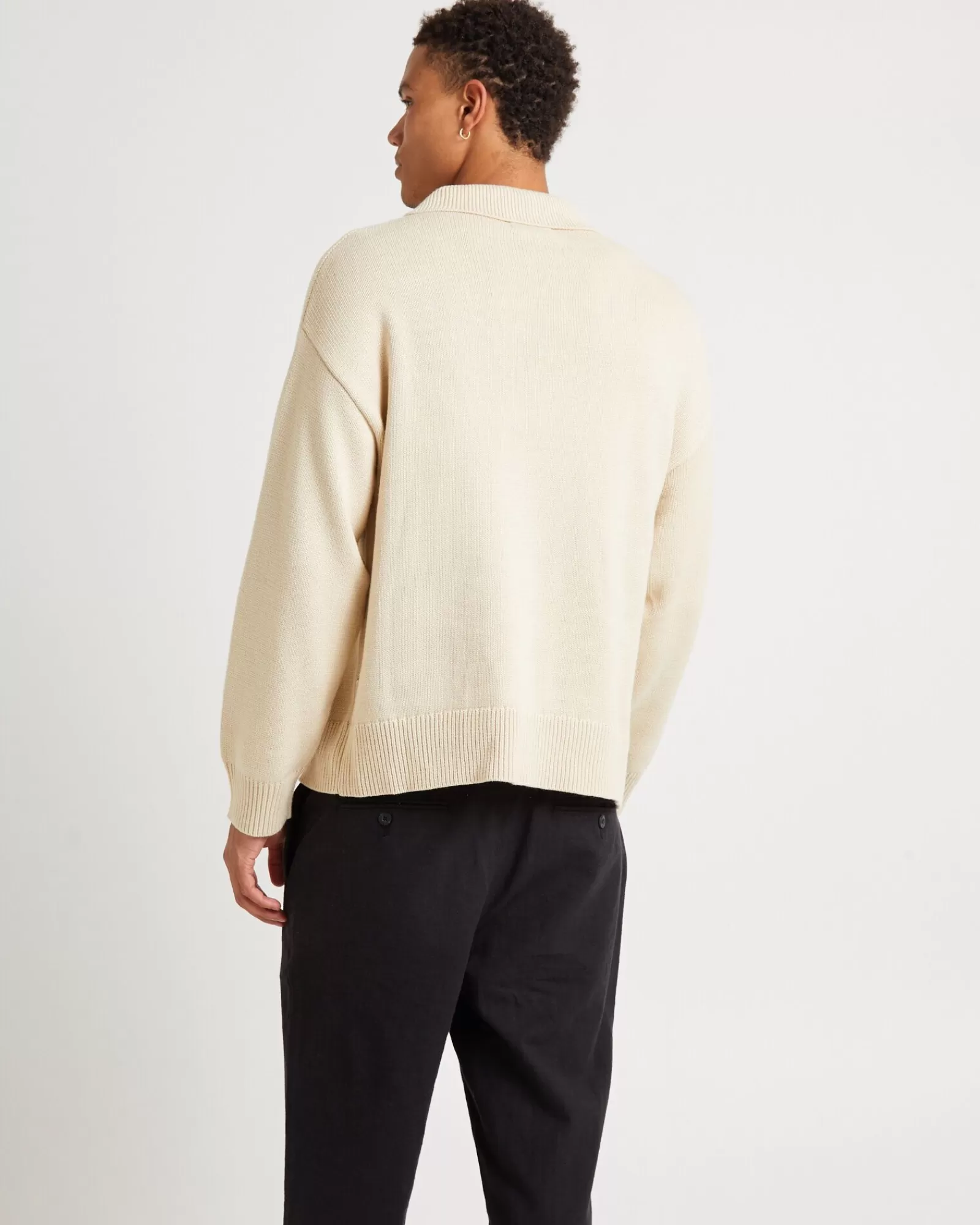 Online ARVUST Knit 1/4 Zip Jumper Natural