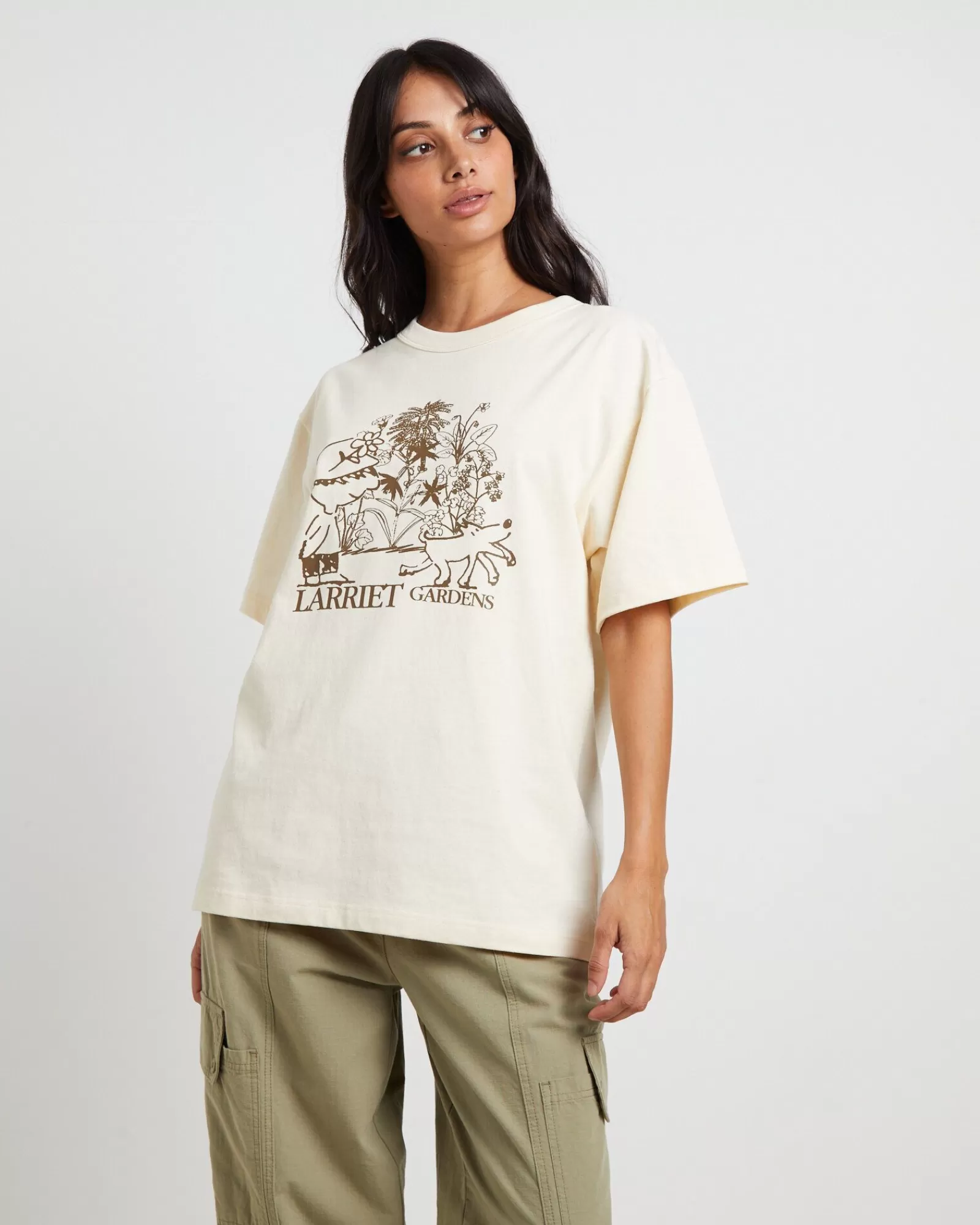 Best LARRIET Gardens Short Sleeve T-Shirt In Natural