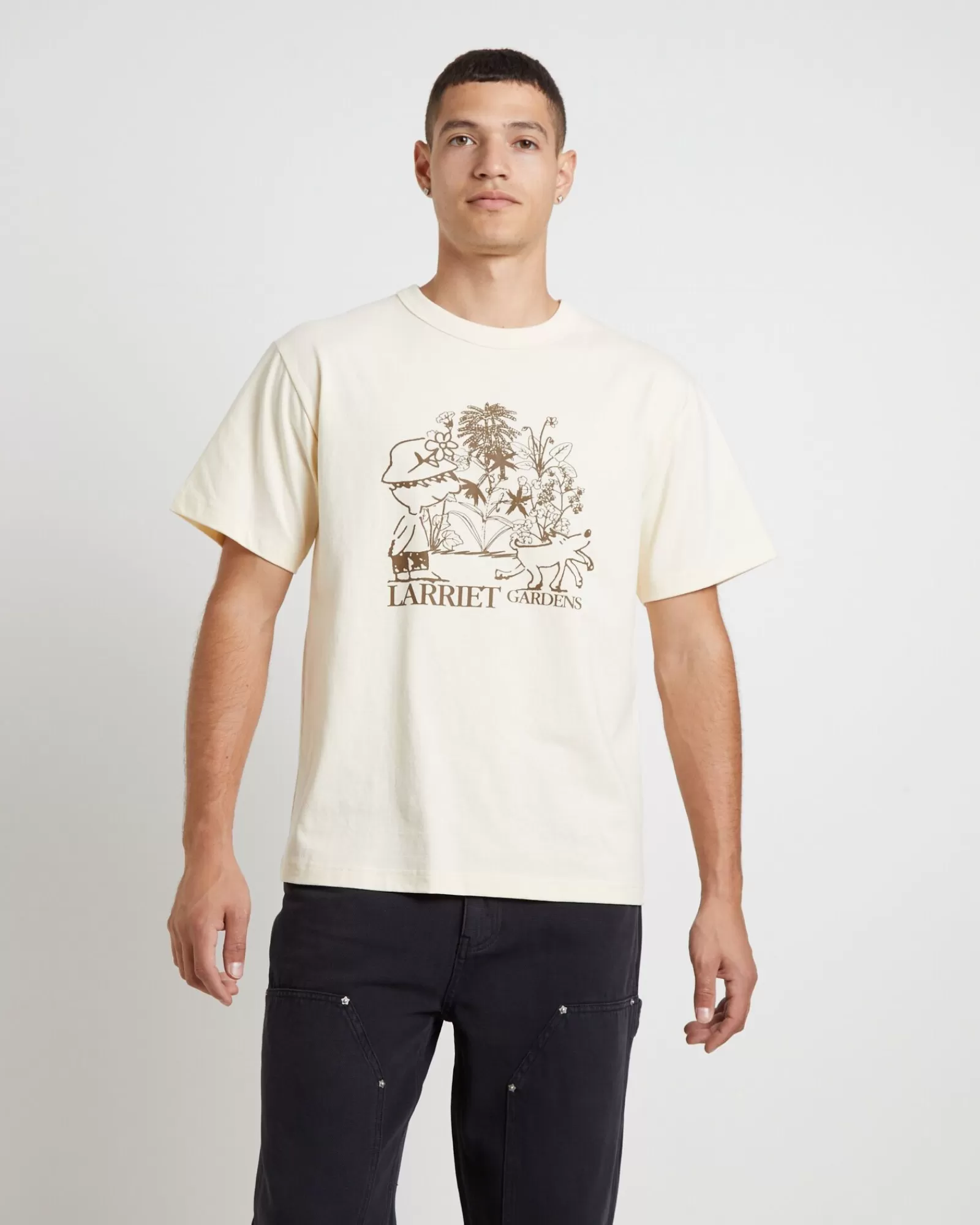 Best LARRIET Gardens Short Sleeve T-Shirt In Natural