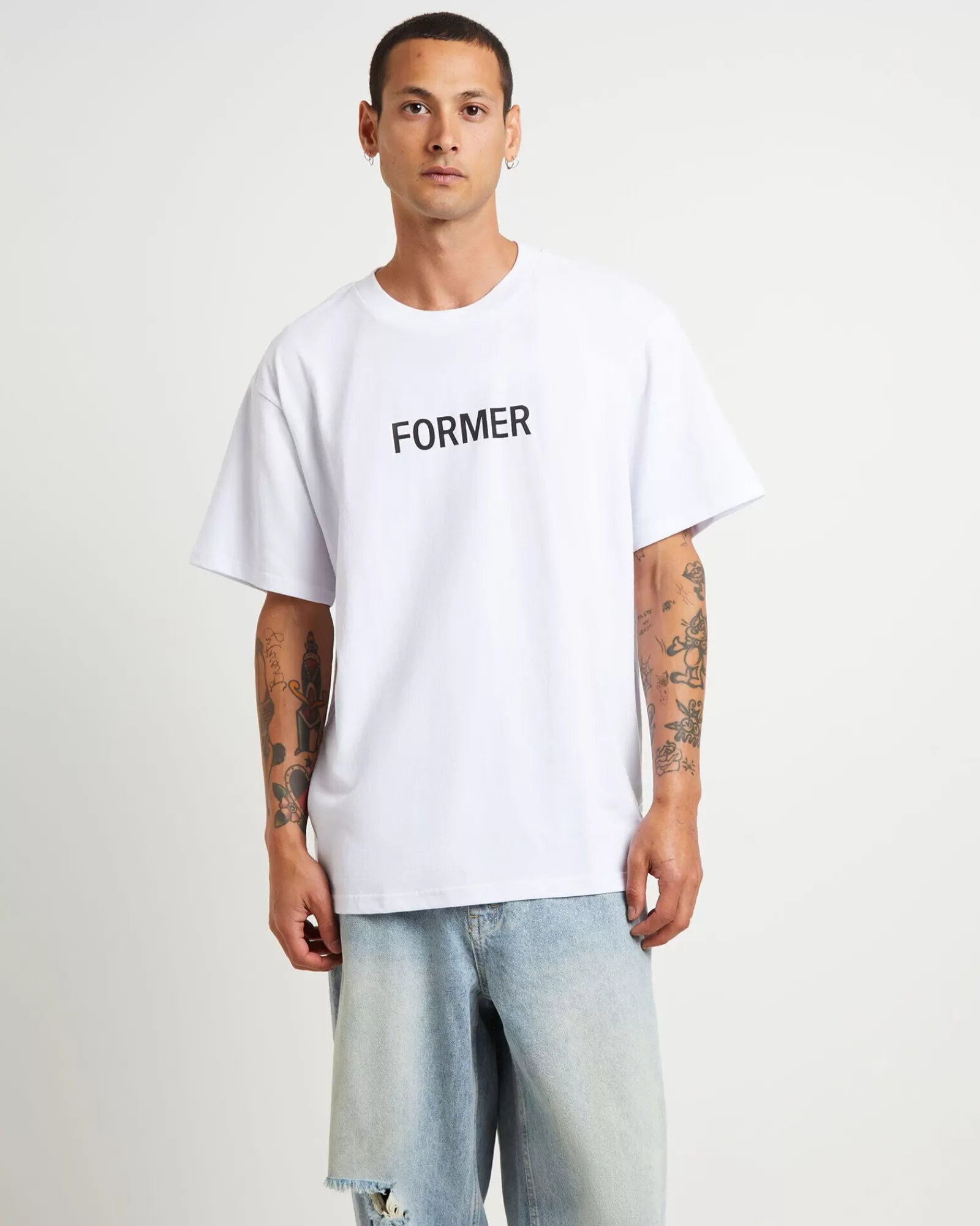 Best FORMER Legacy Short Sleeve T-Shirt In White