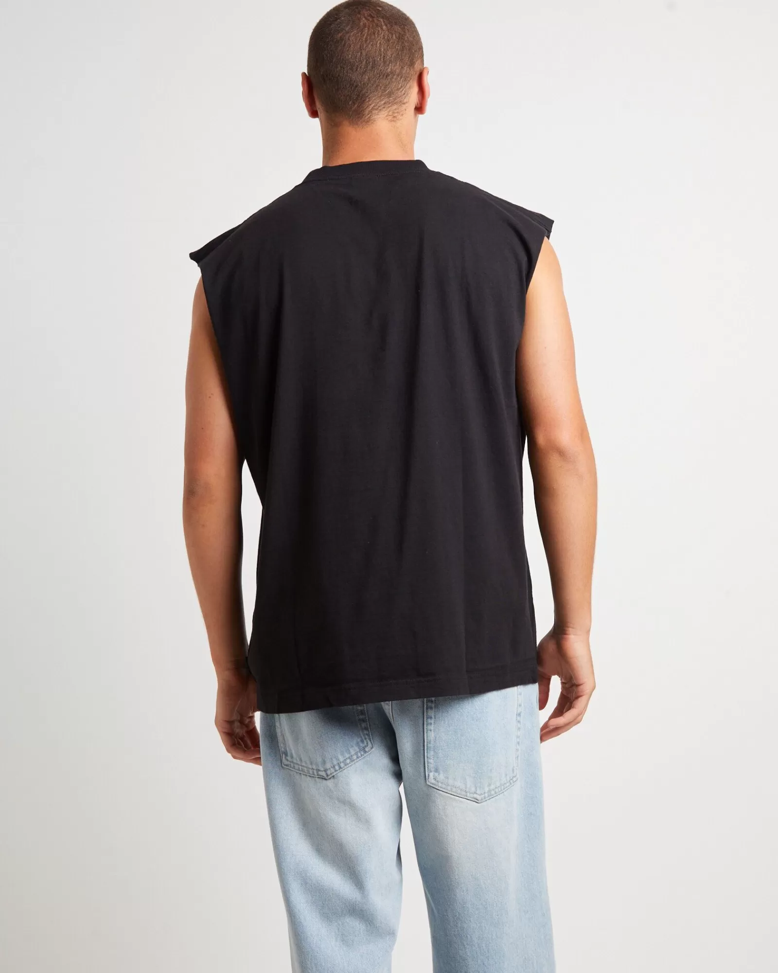 Online AFENDS Limits Recycled Sleeveless Tank Tee In Black