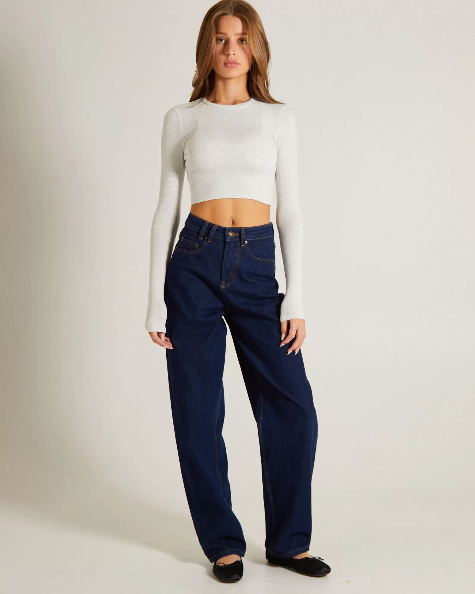 Best GENERAL PANTS CO. BASICS Long Sleeve Crop