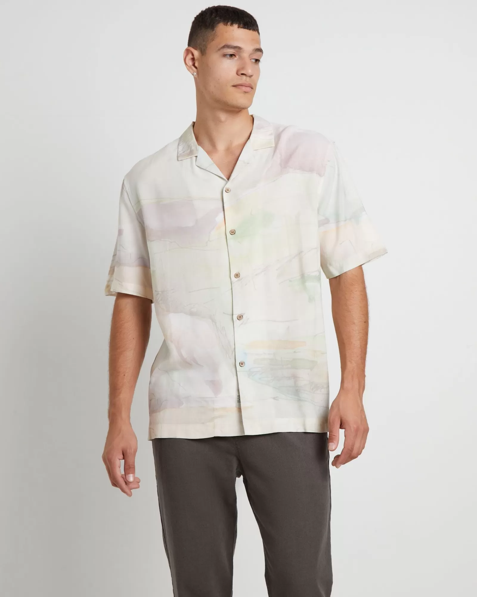 Store ARVUST Mansfield Short Sleeve Restor Shirt In Multi