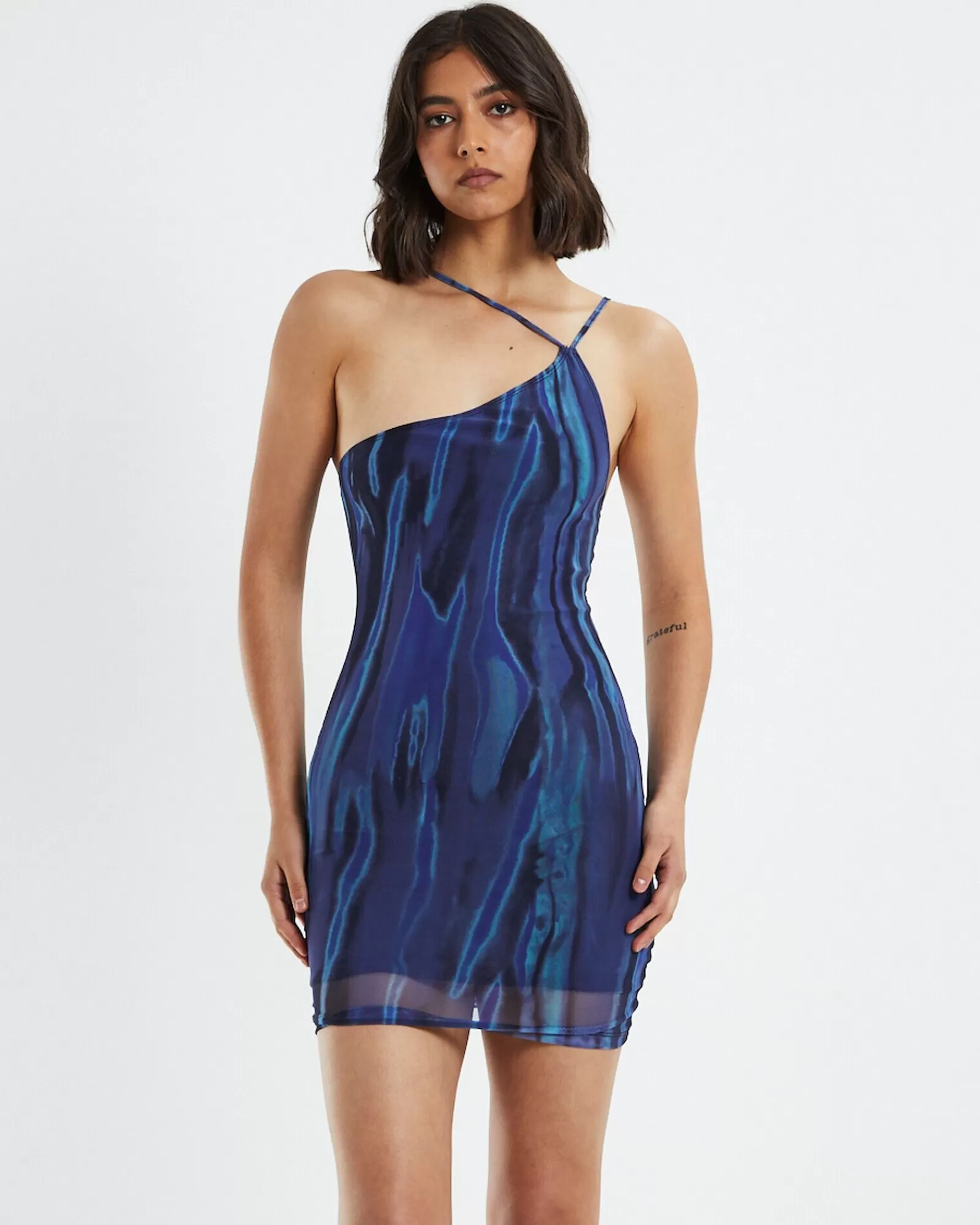 Outlet MOTEL ROCKS Marda Mini Dress Bleed Blue